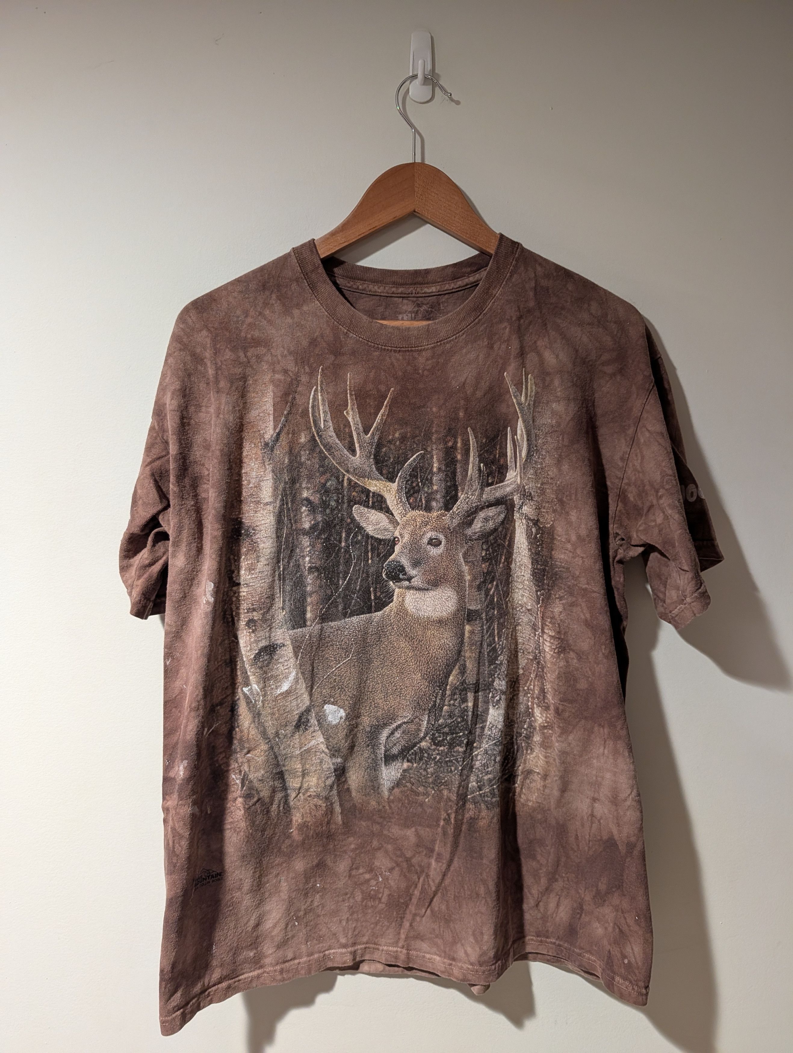 The Mountain The Mountain Buck Deer Graphic Vintage Nature T-Shirt L Size US L / EU 52-54 / 3 - 1 Thumbnail
