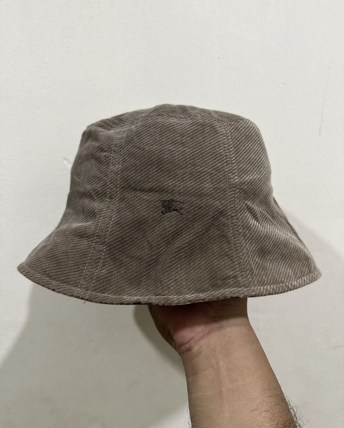 Burberry VTG Blue Label Burberry Nova Checked Corduroy Hat Size ONE SIZE - 2 Thumbnail