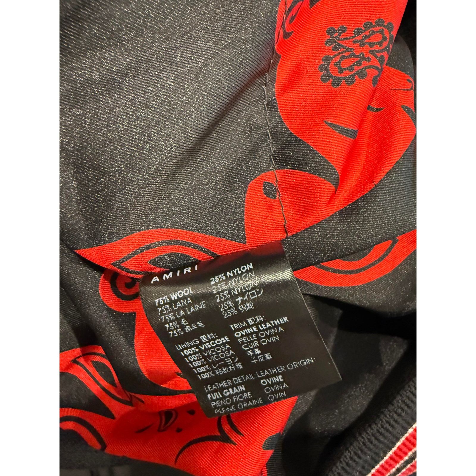 Amiri Amiri Rabbit Varsity Jacket Size US M / EU 48-50 / 2 - 6 Thumbnail