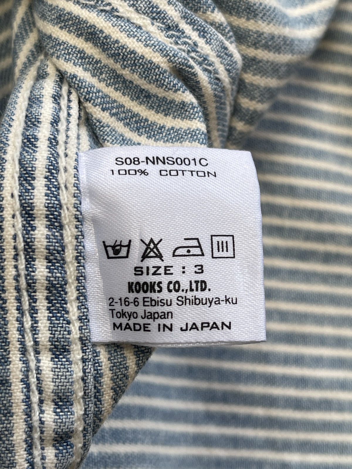 Number (N)ine Number (N)ine S08-NNS001C Zippo Hickory Denim Shirt Size US S / EU 44-46 / 1 - 22 Thumbnail