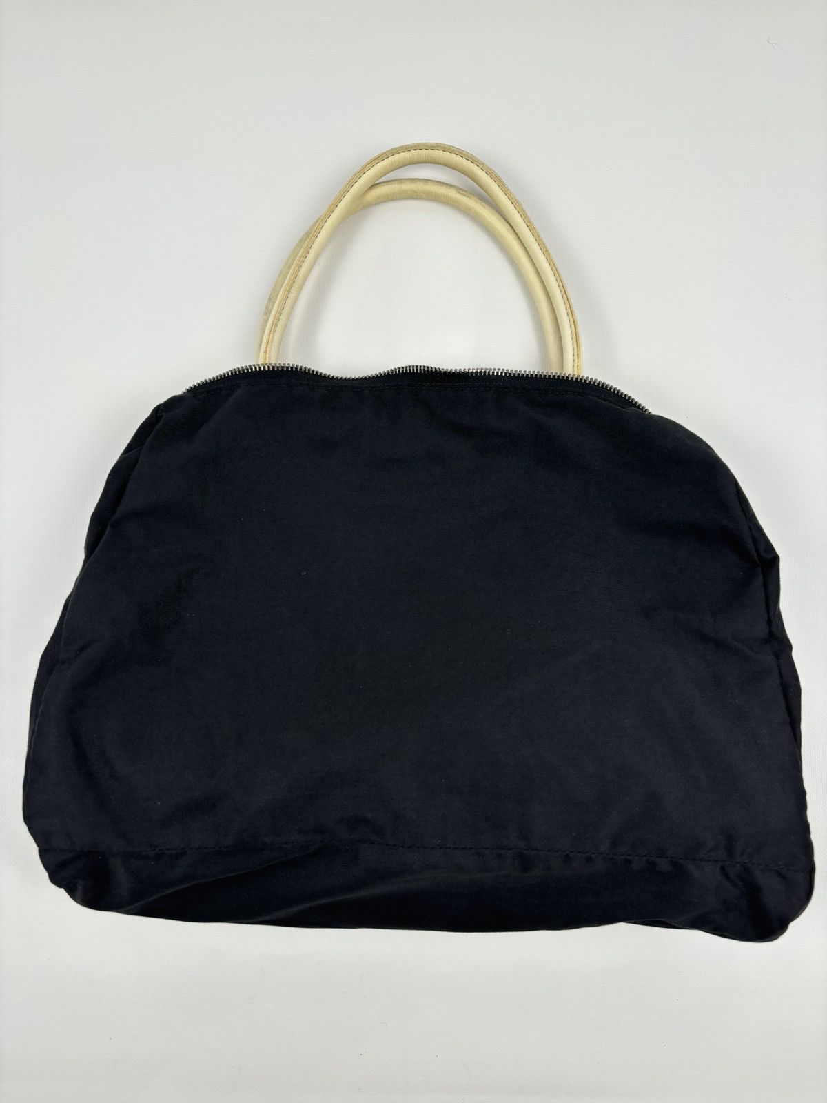 numero 10 Rare Archive Avan-Garde Italy Hand Made Leather Zip Shoulder Tote Side HandBag Size ONE SIZE - 5 Thumbnail