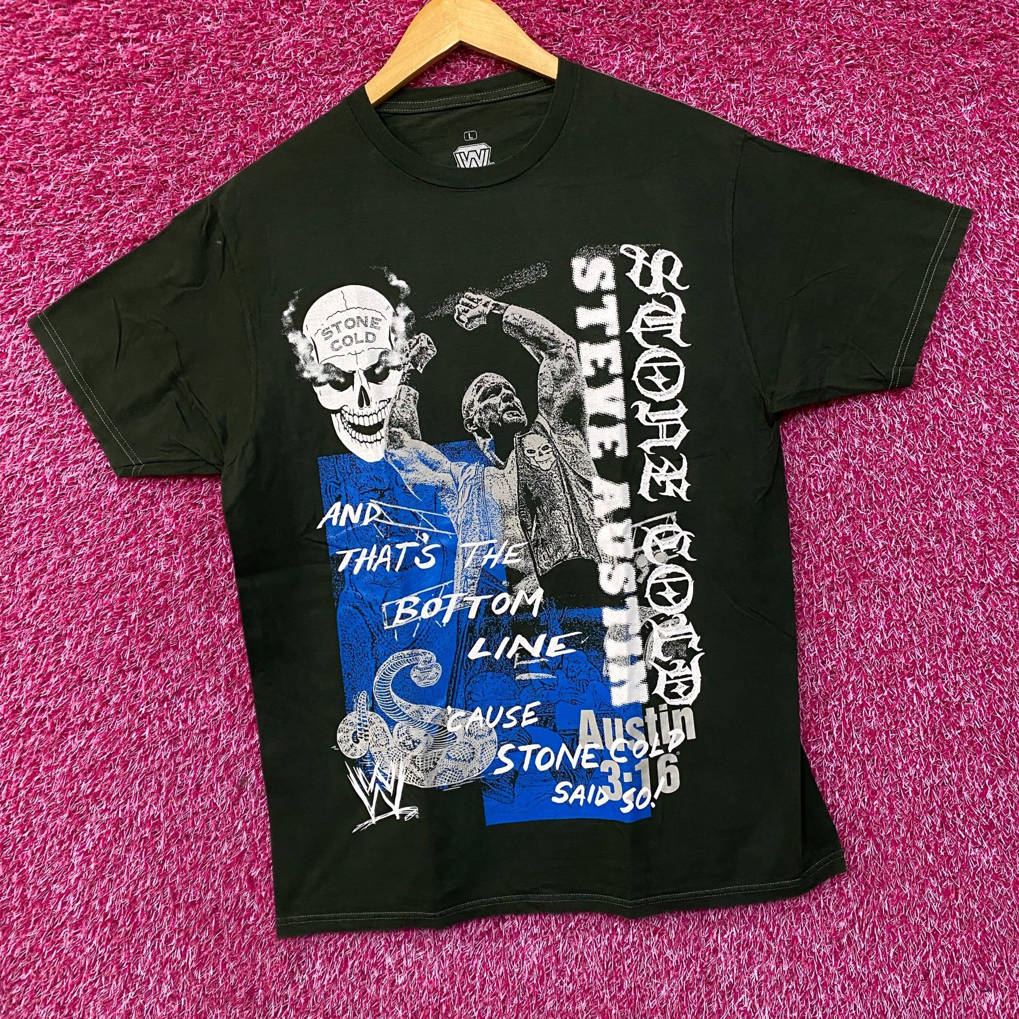 WWE WWE Stone Cold Steve Austin And That's The Bottom Line Green Size US L / EU 52-54 / 3 - 3 Thumbnail