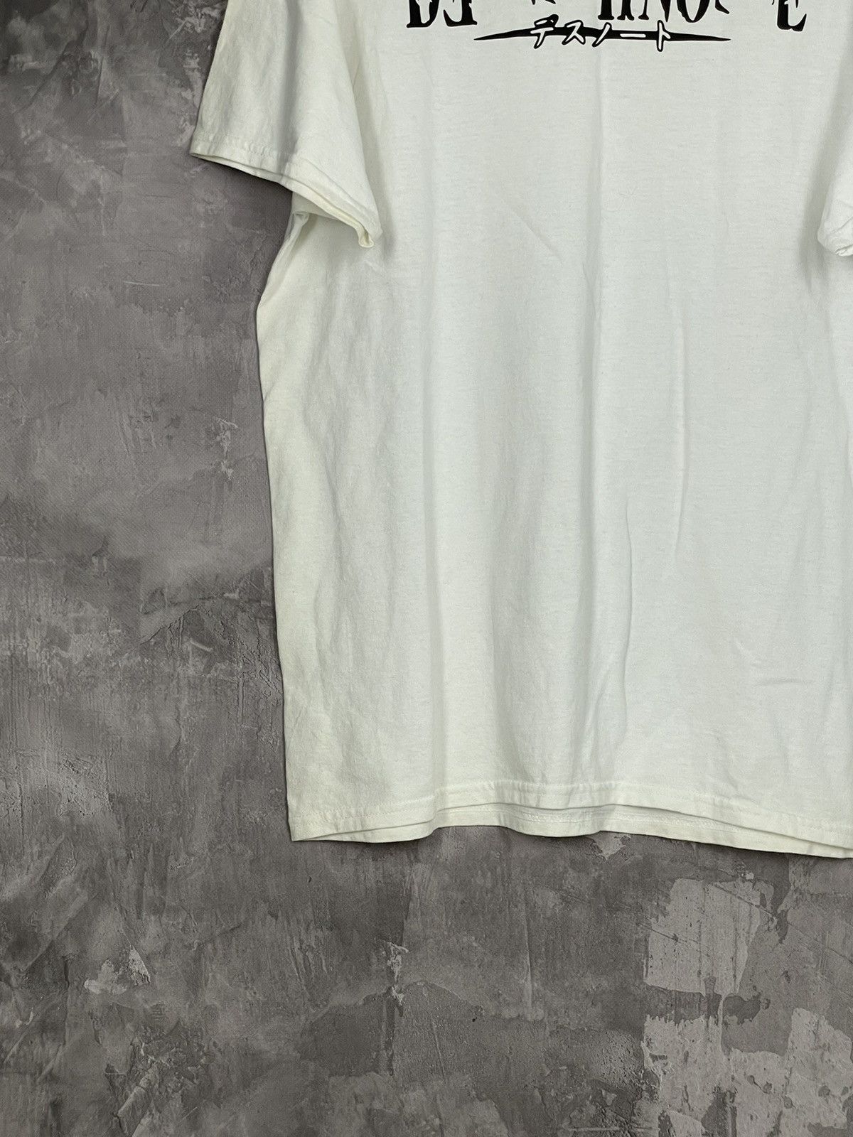 Anime × Vintage Vintage 2000s Death Note Big Logo White Tee Size US L / EU 52-54 / 3 - 5 Thumbnail