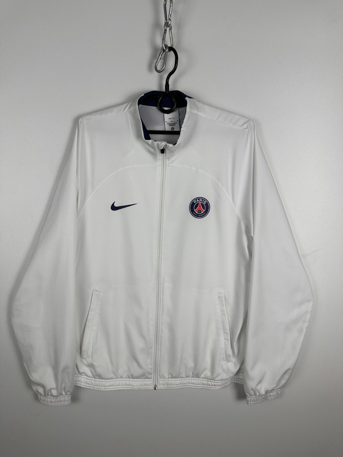 Nike Nike PSG Strike Soccer Training Size M White Full Zip Jacket Size US M / EU 48-50 / 2 - 1 Thumbnail