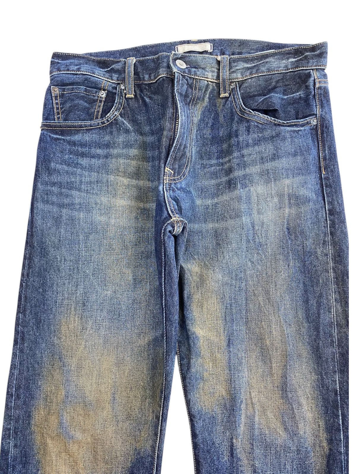 Uniqlo Uniqlo X Selvedge Rusty Wash Style Loose Jeans Size US 32 / EU 48 - 2 Thumbnail
