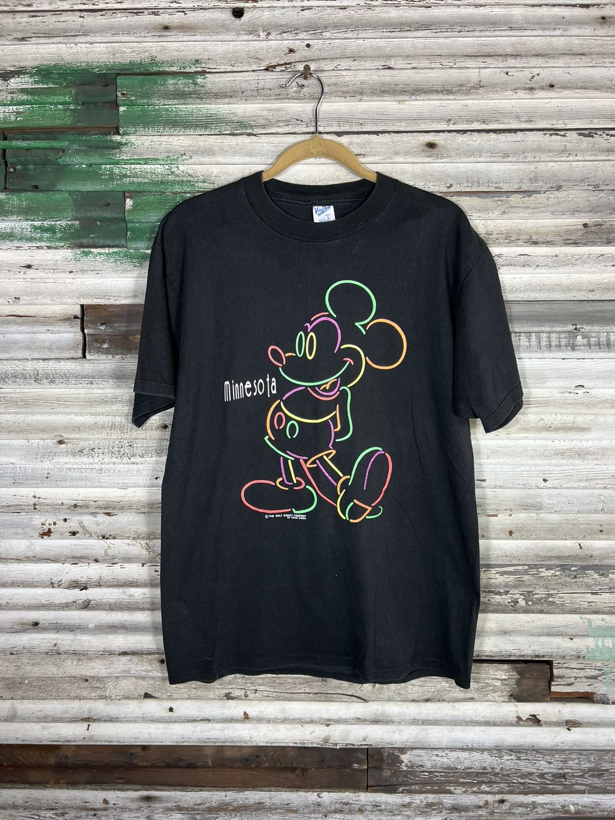 Disney × Vintage Vintage Mickey Mouse Disney Shirt Size US L / EU 52-54 / 3 - 1 Thumbnail