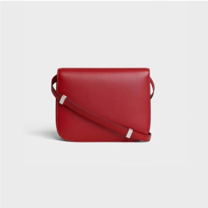 Celine o1w1db10426 Size: OS/Medium Classic Bag in Red Size ONE SIZE - 3 Thumbnail