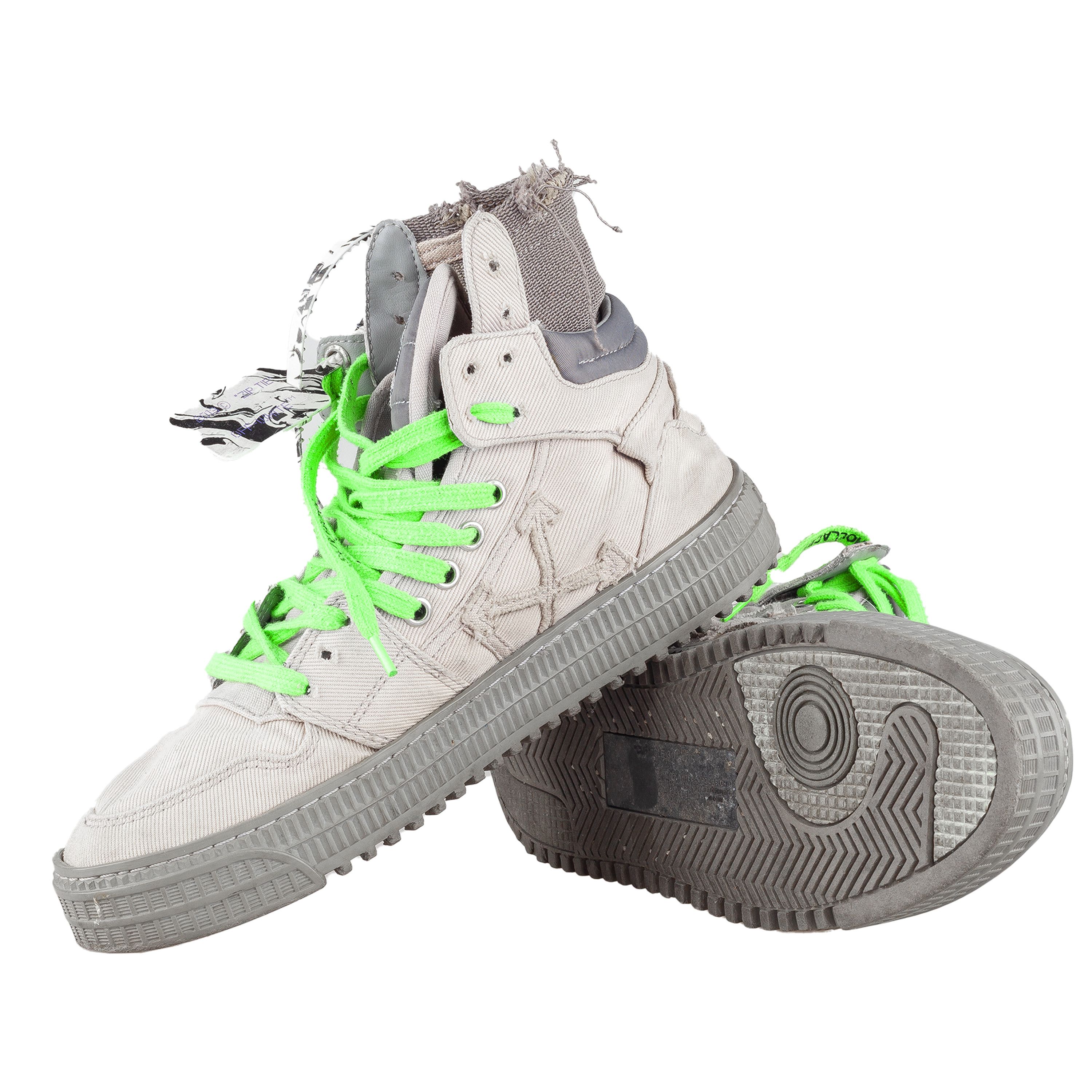Off-White OFF-WHITE FW 2019 Off Court 3.0 High Top Sneakers (40 EU) Size US 7 / EU 40 - 3 Thumbnail