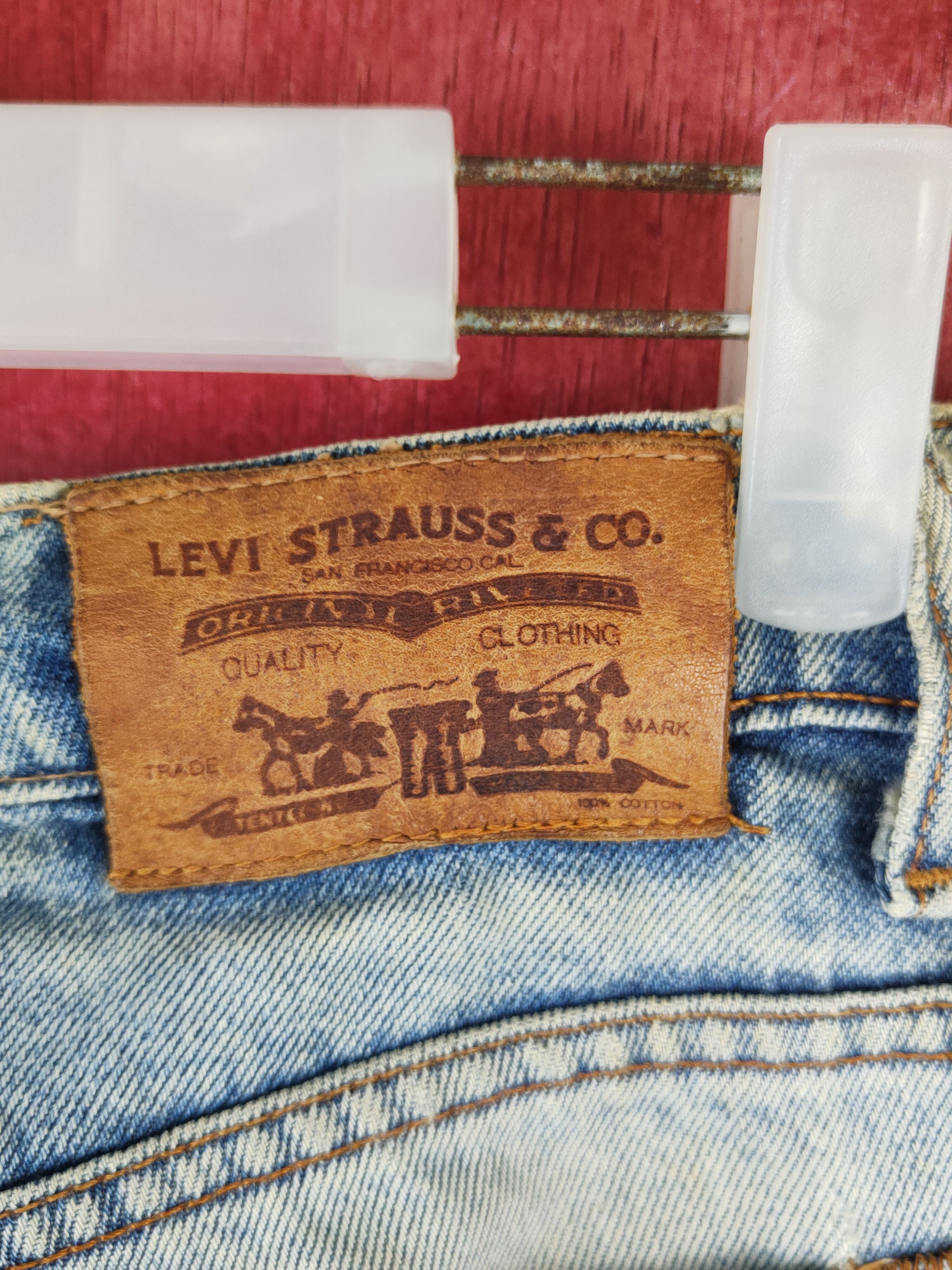 Levi's Levi's Blue Faded Distressed Ripped Jeans #S1648 Size US 31 - 9 Thumbnail