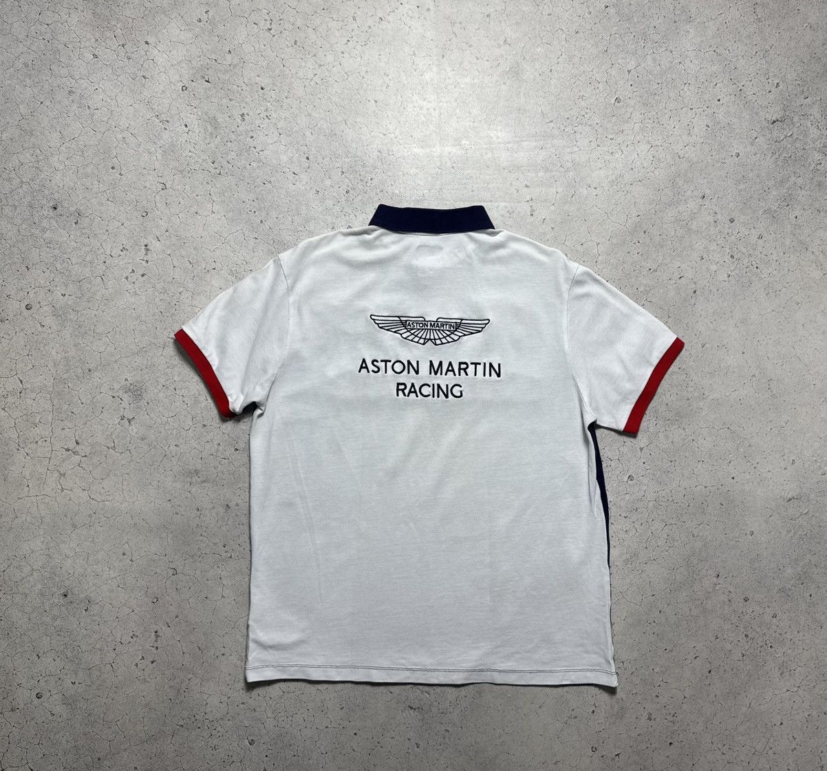 Hackett Hackett Aston Martin Racing #95 Vintage Polo Shirt Size US L / EU 52-54 / 3 - 11 Thumbnail