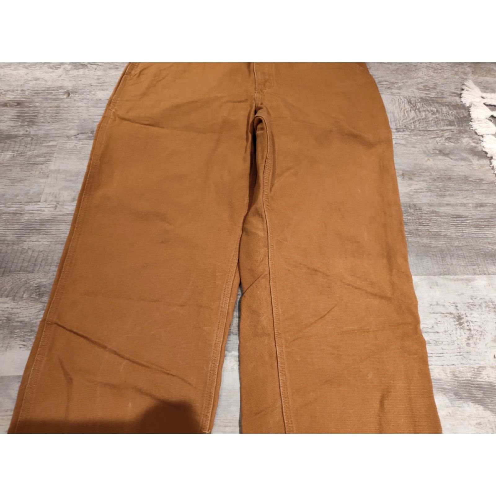 Carhartt Carhartt Regular Fit Duck Work Pants 38 x 32 Brown Carpenter Style Mens Size US 38 / EU 54 - 4 Thumbnail