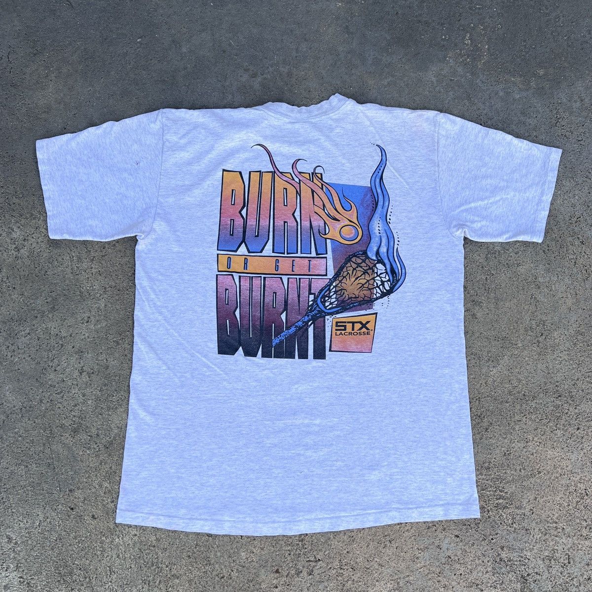 Vintage Vintage 90s STX Lacrosse Graphic Promo Tee XL Size US XL / EU 56 / 4 - 2 Thumbnail