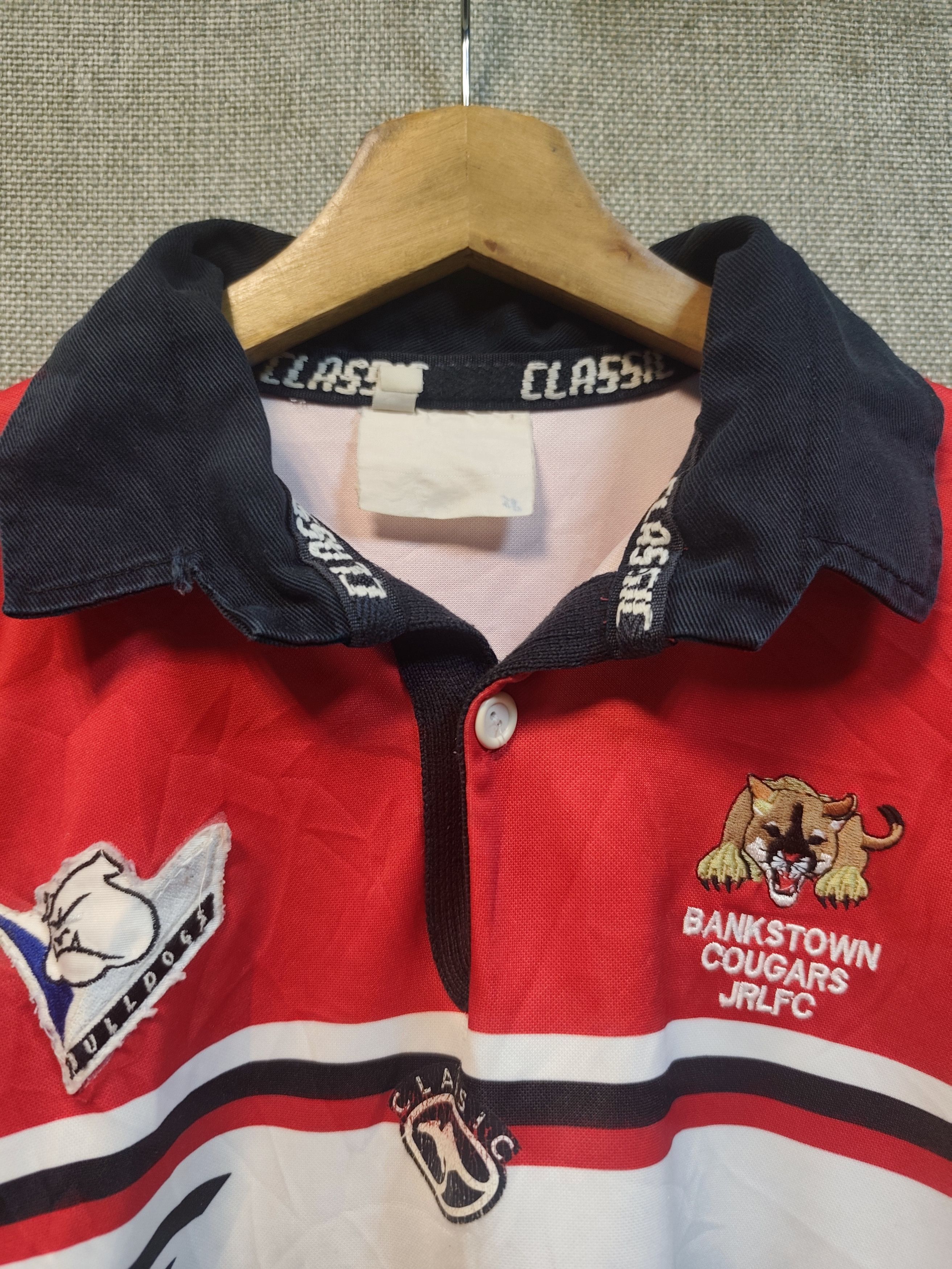 Vintage vintage Bankstown Cougars Junior Rugby Size US XL / EU 56 / 4 - 3 Thumbnail