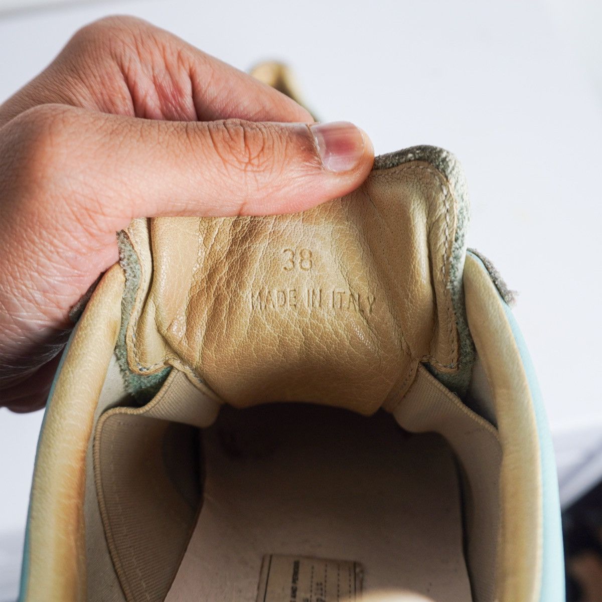 Maison Margiela Maison Margiela S/S2006 Tiffany Blue GATs Size US 5.5 / IT 35.5 - 5 Thumbnail