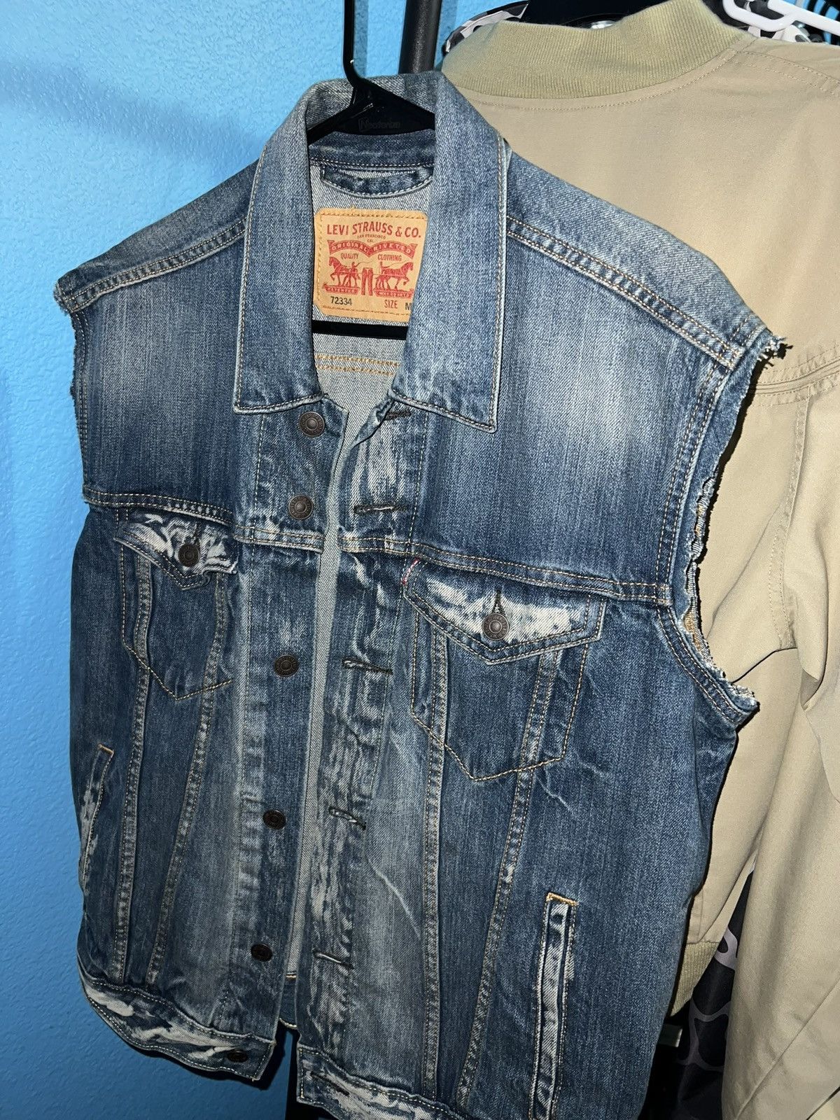 Levi's Denim Custom Vest Size US M / EU 48-50 / 2 - 1 Thumbnail
