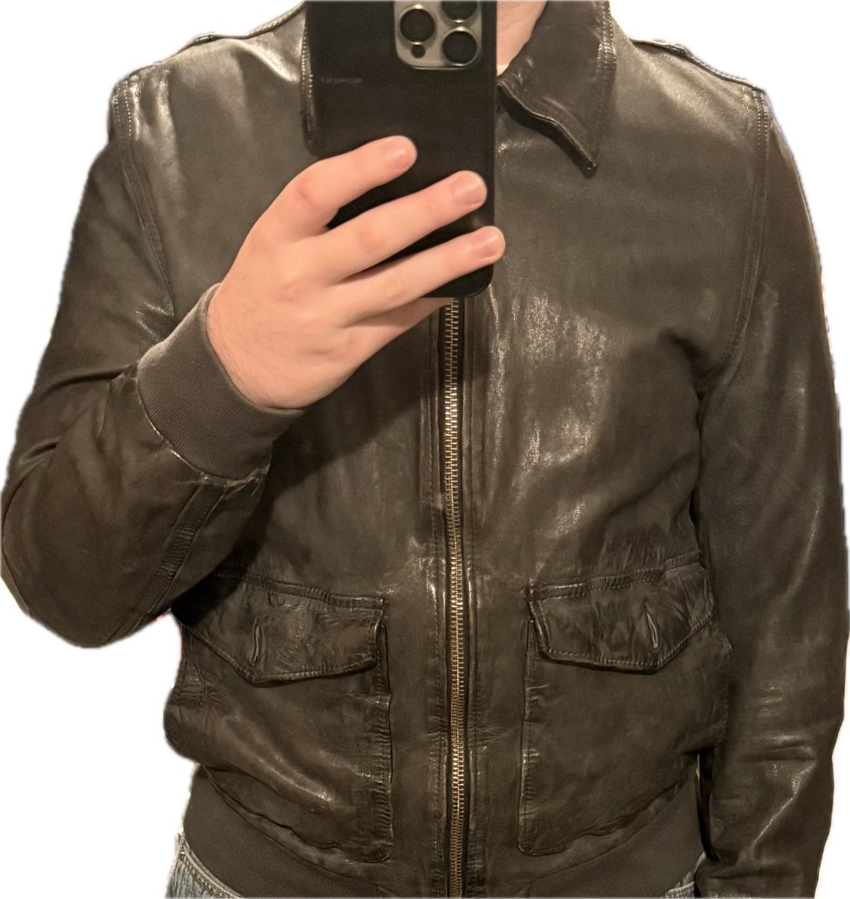 Chevignon Chevignon Leather Jacket – Early 1970s, Based on 1959 Model Size US M / EU 48-50 / 2 - 10 Thumbnail