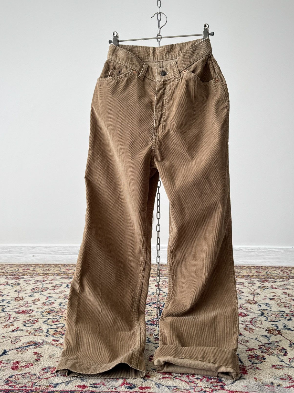 Levi's 1970s Levi’s 26048 USA Women’s Corduroy Pants Size 24" / US 00 / IT 34 - 4 Thumbnail