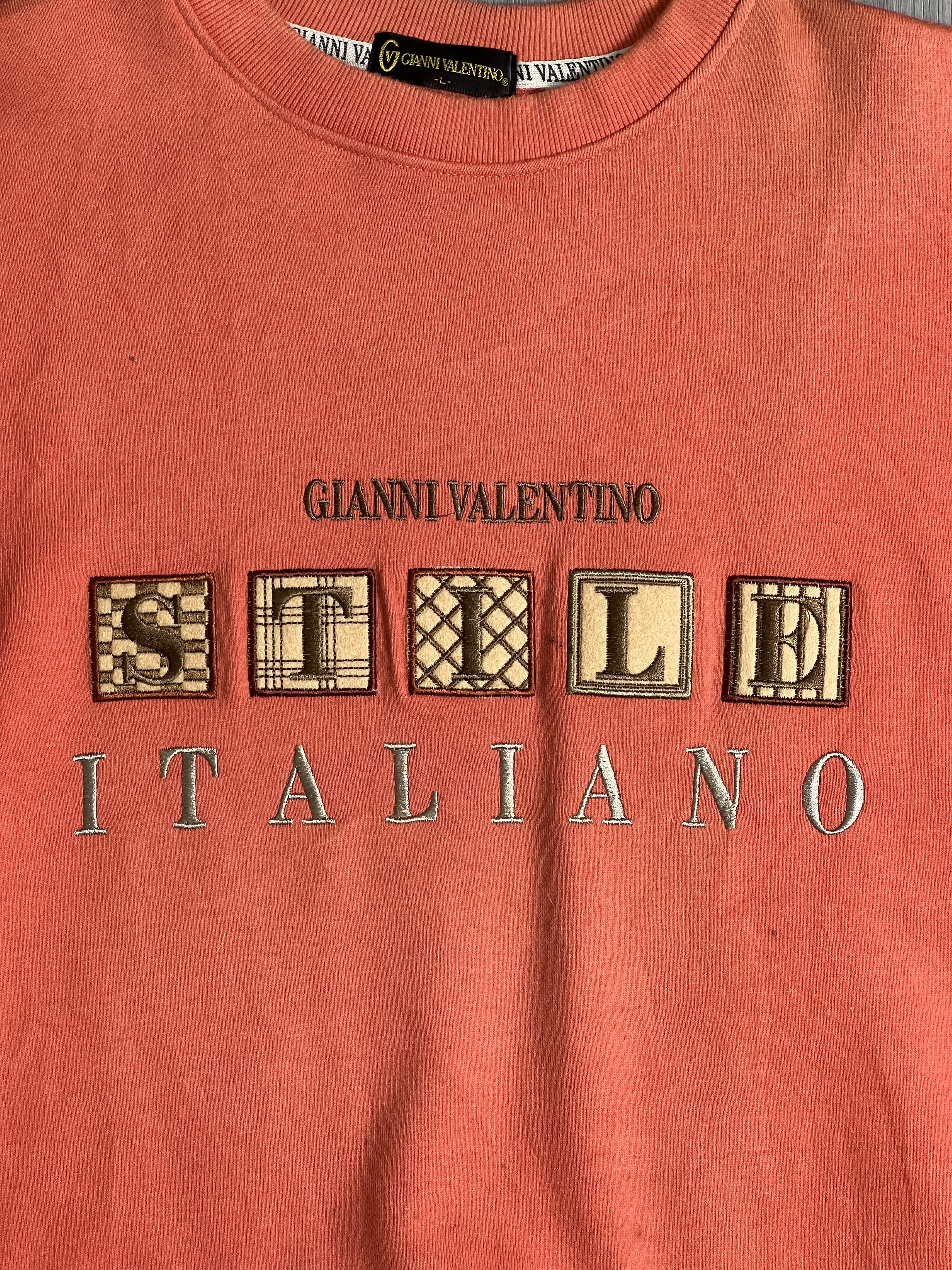 Gianni Valentino Vintage Gianni Valentino Embroidery Sweatshirt (L) JK738 Size US L / EU 52-54 / 3 - 2 Thumbnail