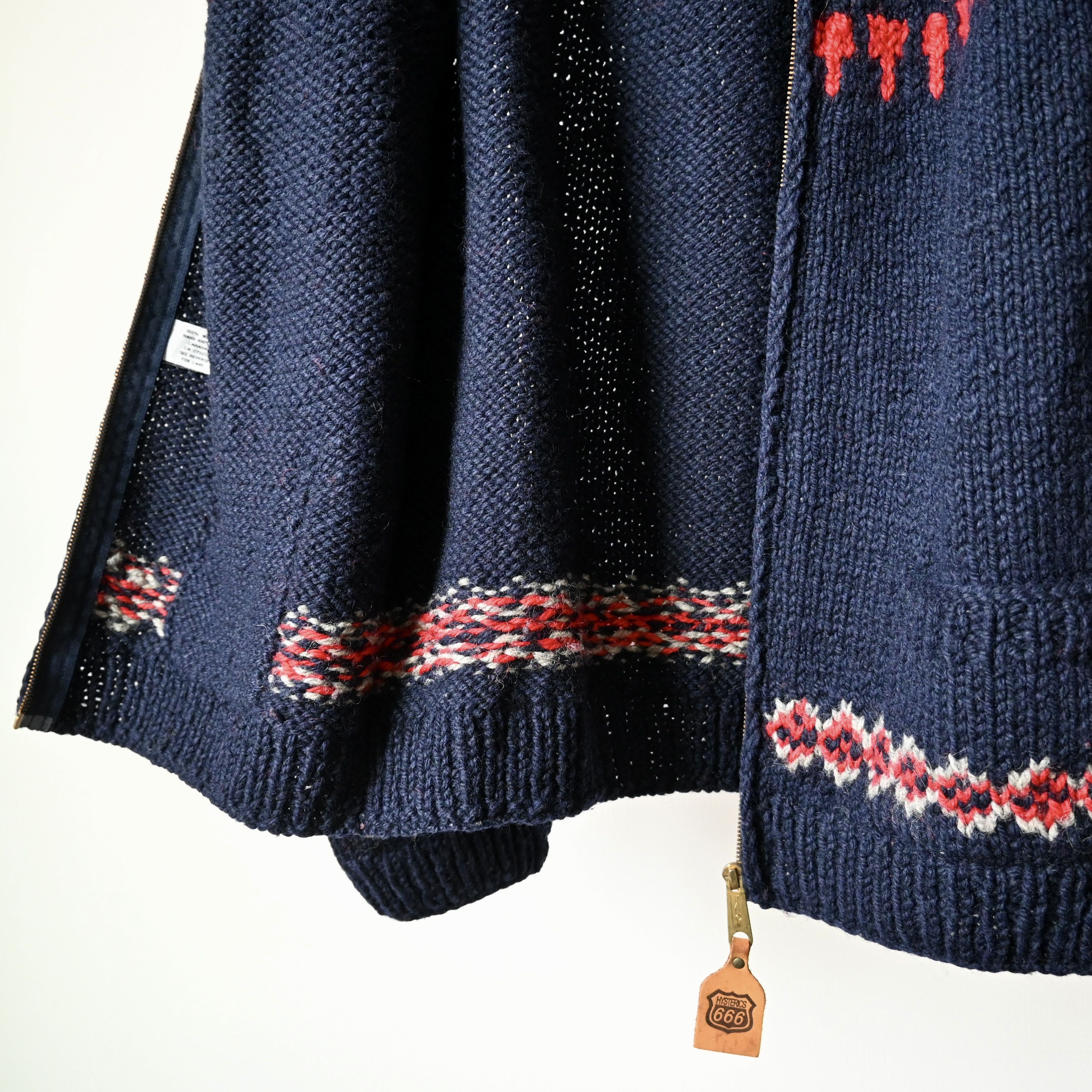 Hysteric Glamour 2000s Hysteric Glamour x CANADIAN SWEATER zip-up cardigan Size US L / EU 52-54 / 3 - 10 Thumbnail