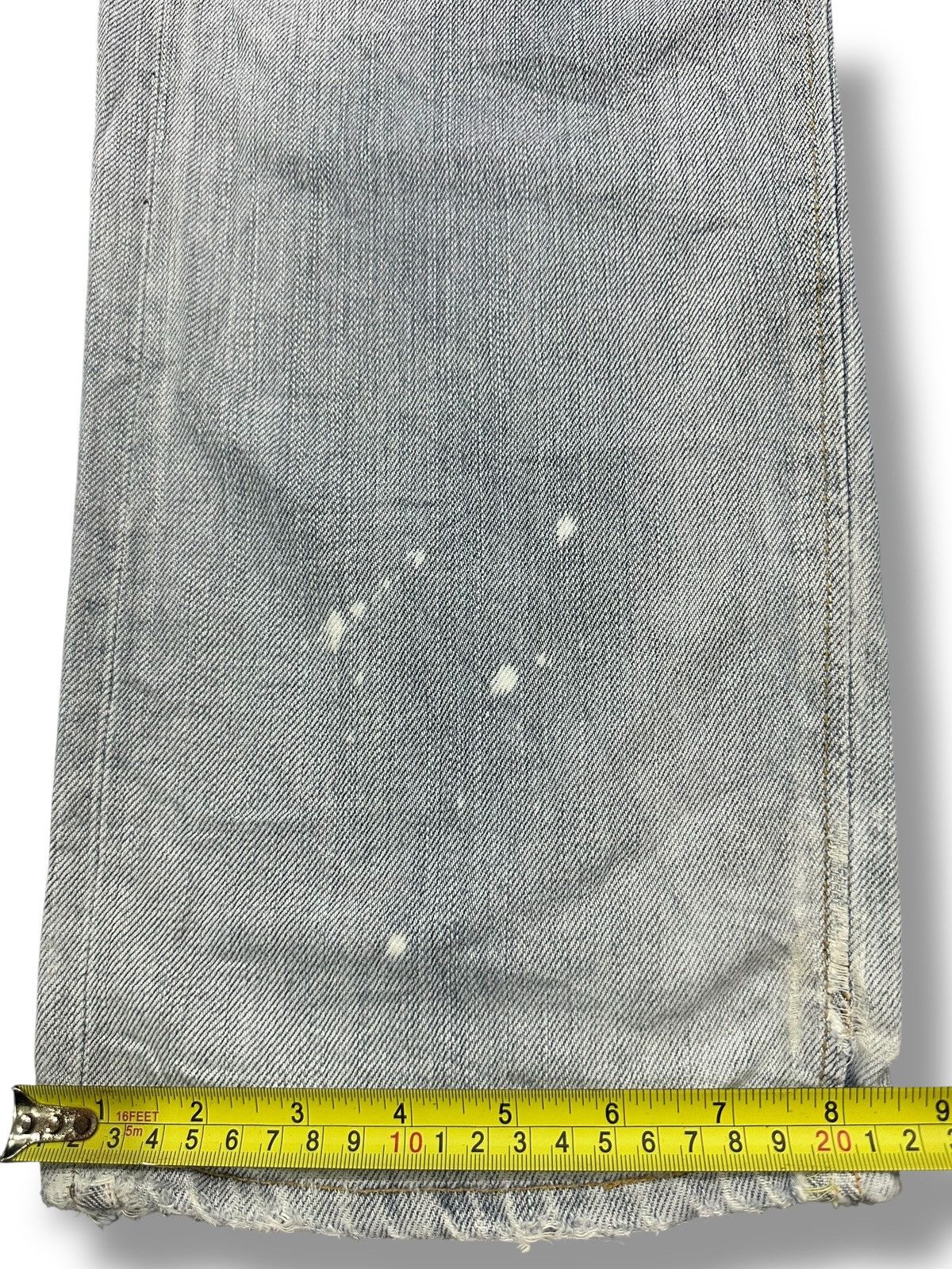Edwin Edwin 90's Vintage Distresse Jean With Baggy Wideleg Painted Size US 31 - 14 Thumbnail