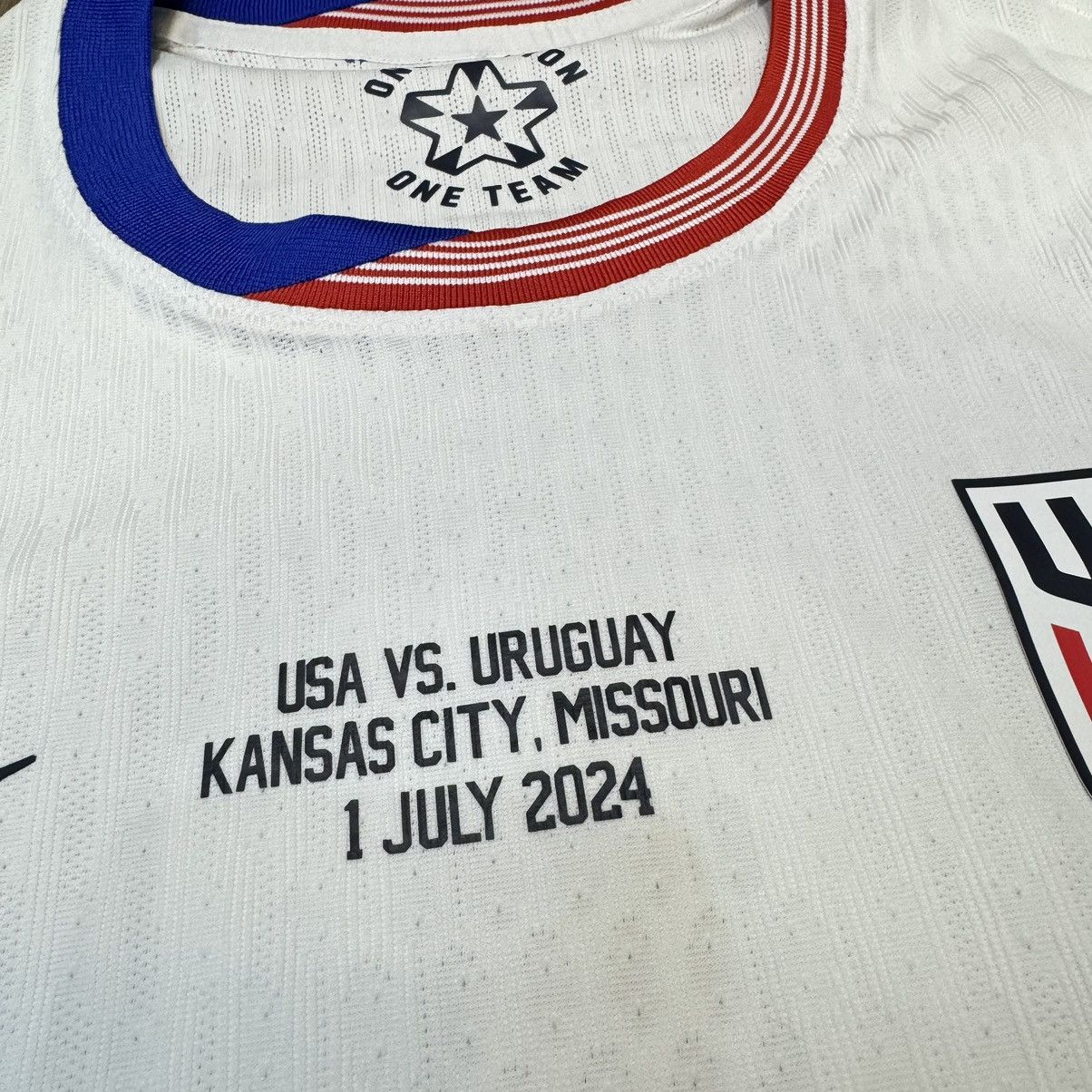 Nike USA USMNT24/25 player issue home shirt #8 McKENNIE Size US XL / EU 56 / 4 - 4 Thumbnail