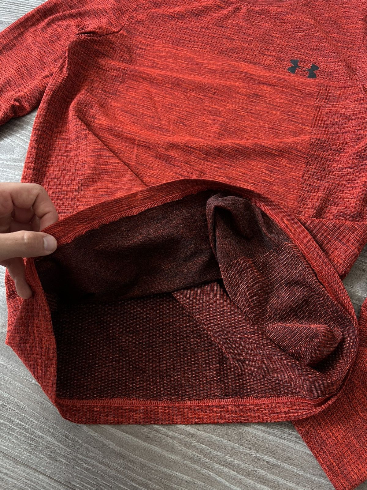Under Armour Under Armour Threadborne Heatgear Fit Onyx Long Sleeve Tee Size US S / EU 44-46 / 1 - 14 Thumbnail