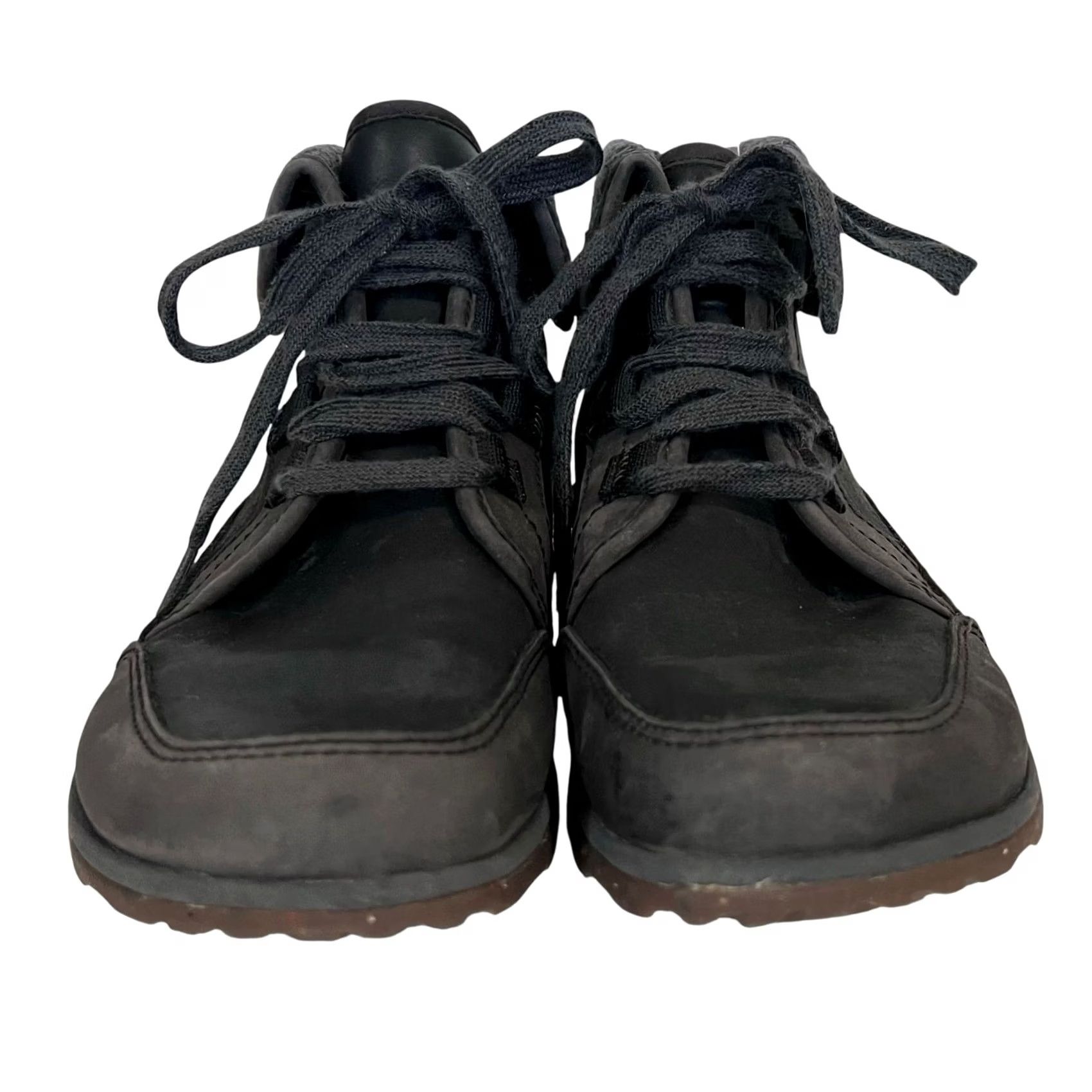 Chaco Chaco Barbary Waterproof Leather Boots Women 7.5 Dark Gray Black Chelsea Lace Up Foldover Gorpcore Outdoor Fall Spring Winter Casual Activewear Travel Size US 12 / IT 42 - 6 Thumbnail