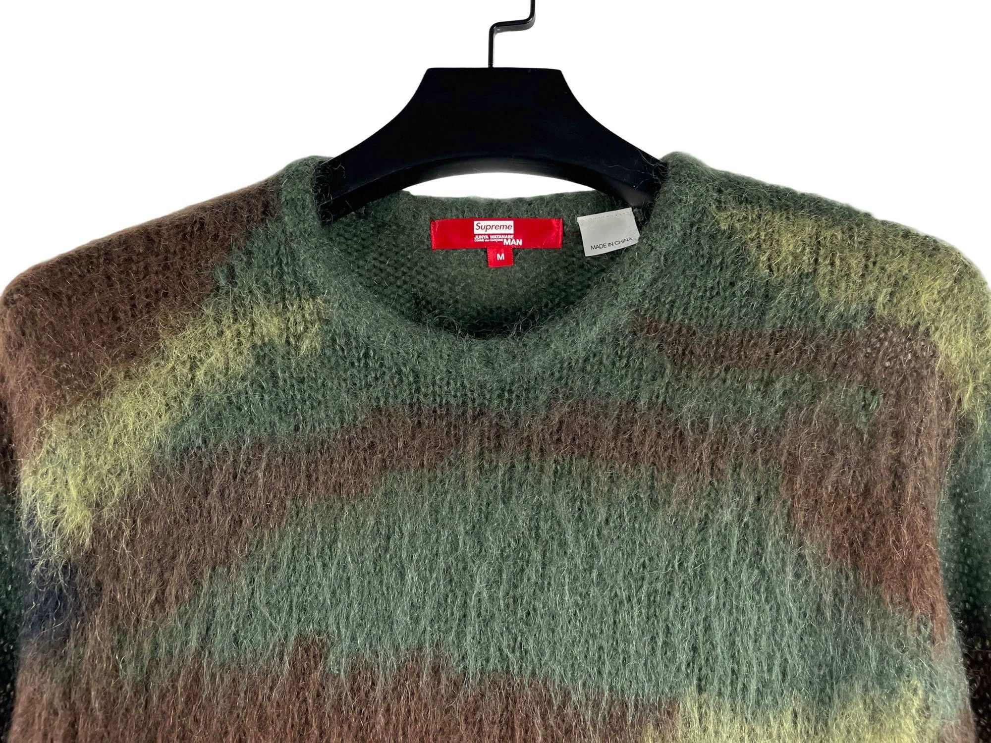 Supreme Supreme × JUNYA WATANABE Brushed Camo Mohair Sweater Size US M / EU 48-50 / 2 - 3 Thumbnail