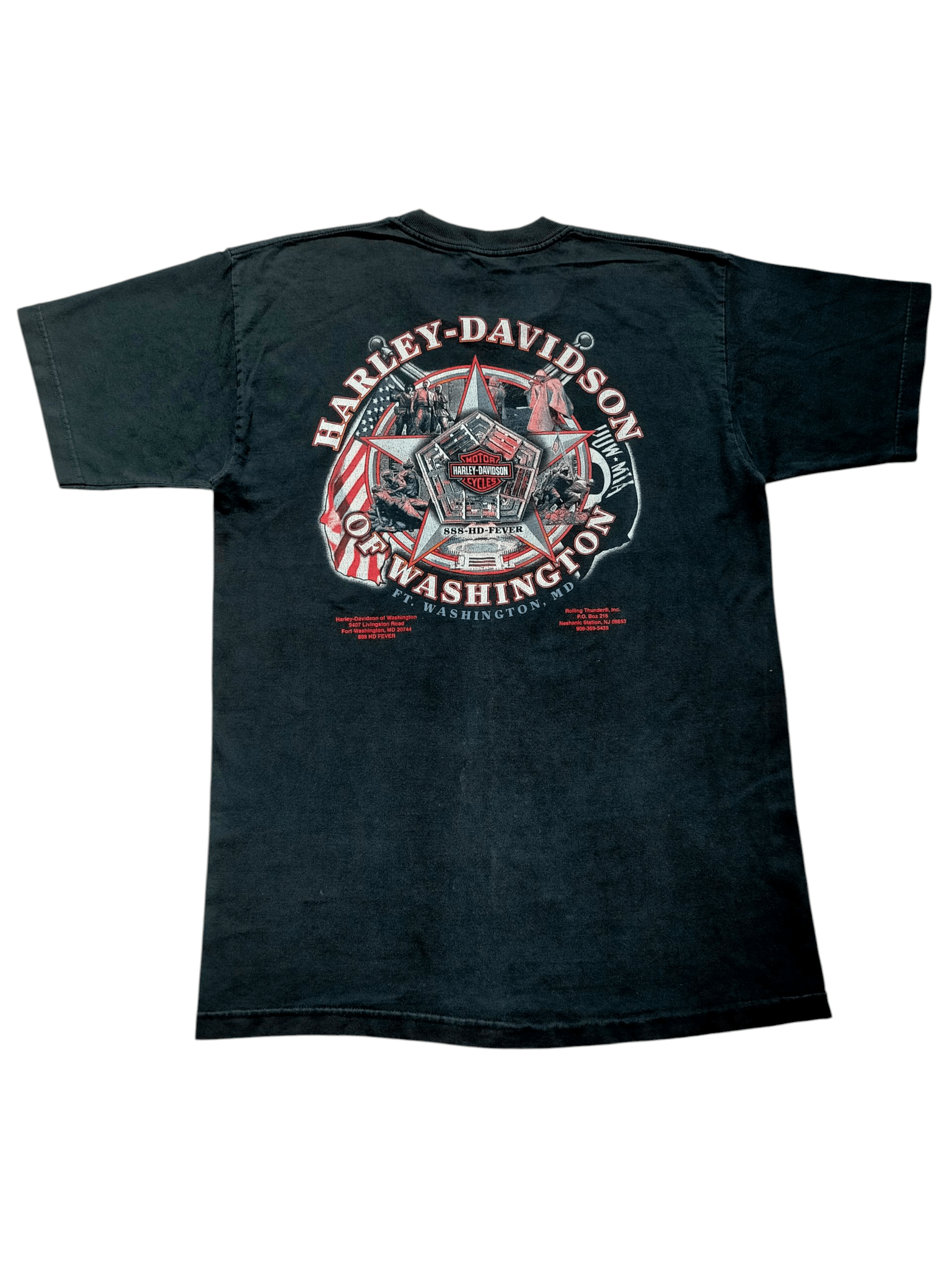Harley Davidson Vintage 2005 Harley Davidson Black Tee Size US L / EU 52-54 / 3 - 1 Thumbnail