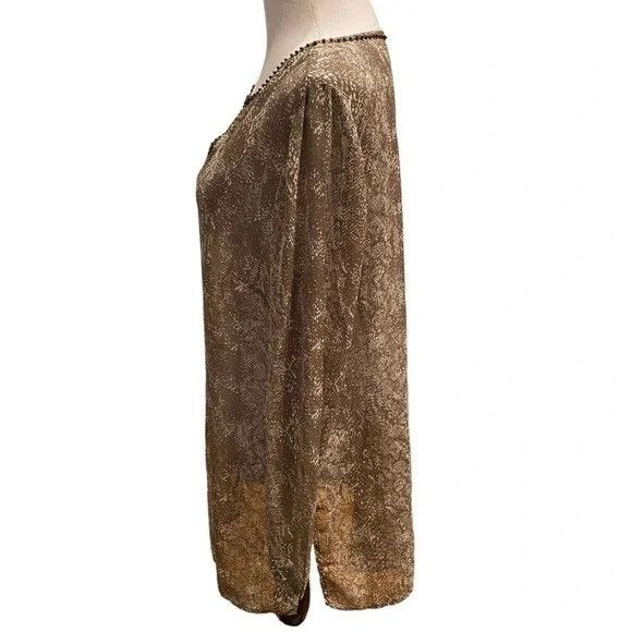 Chicos 3 Womens Size 16 18 XL Snake Print Tunic Tank Top Set