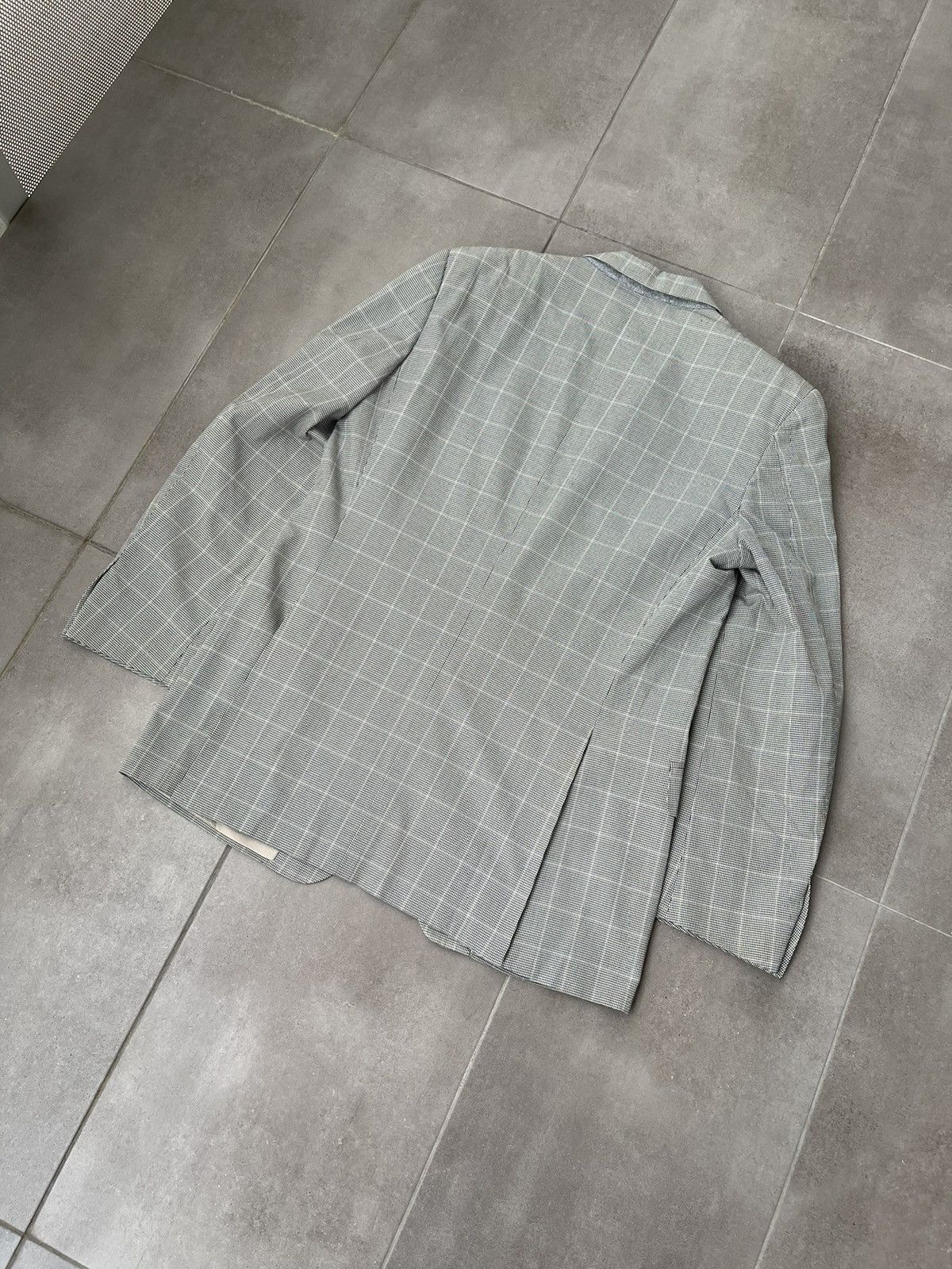 Lanvin Archive Lanvin White Stripped Grey Blazer Size 38R - 11 Thumbnail