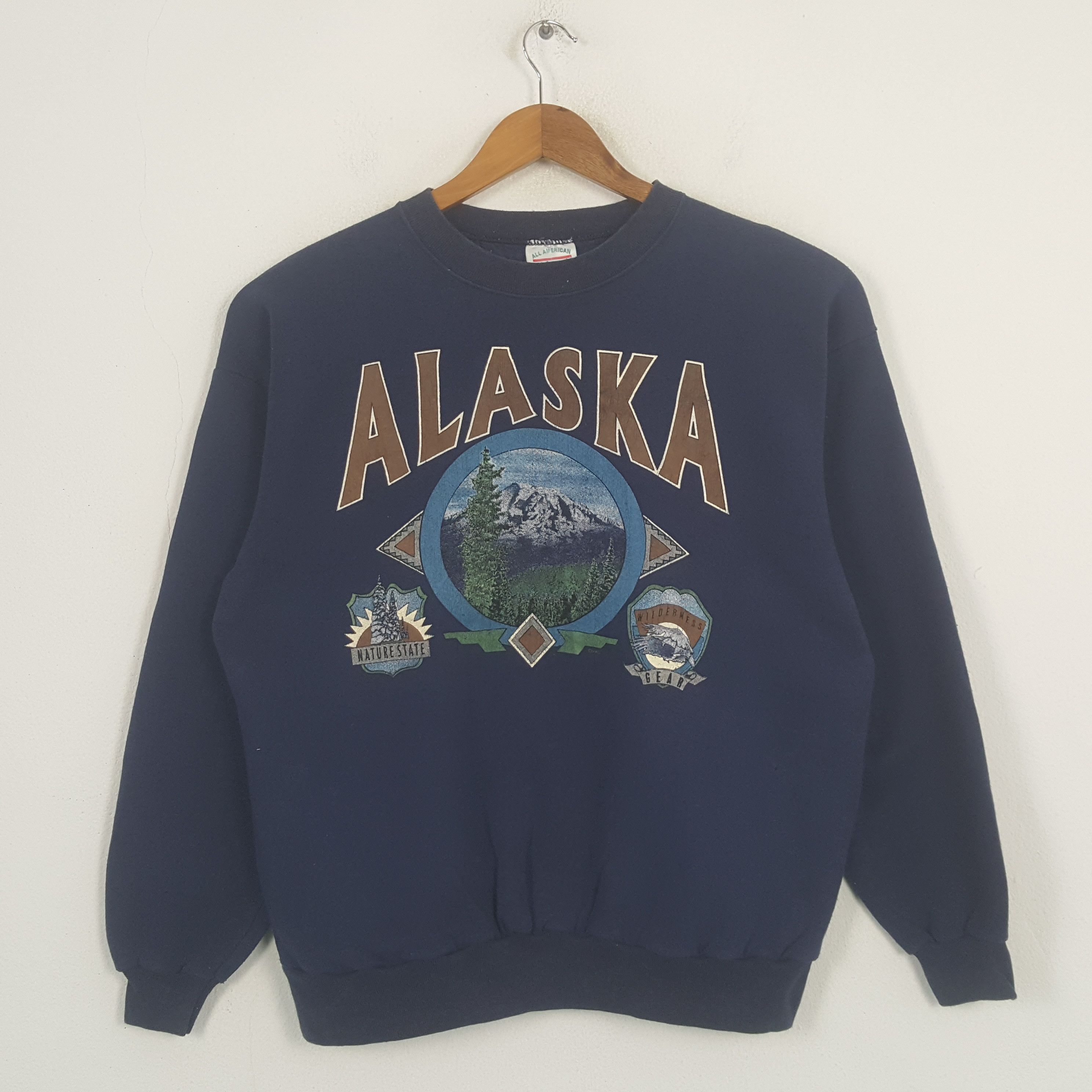 American Apparel × Vintage Vintage ALASKA American Habitat Streetwear Sweatshirt C291N2 Size US L / EU 52-54 / 3 - 1 Thumbnail
