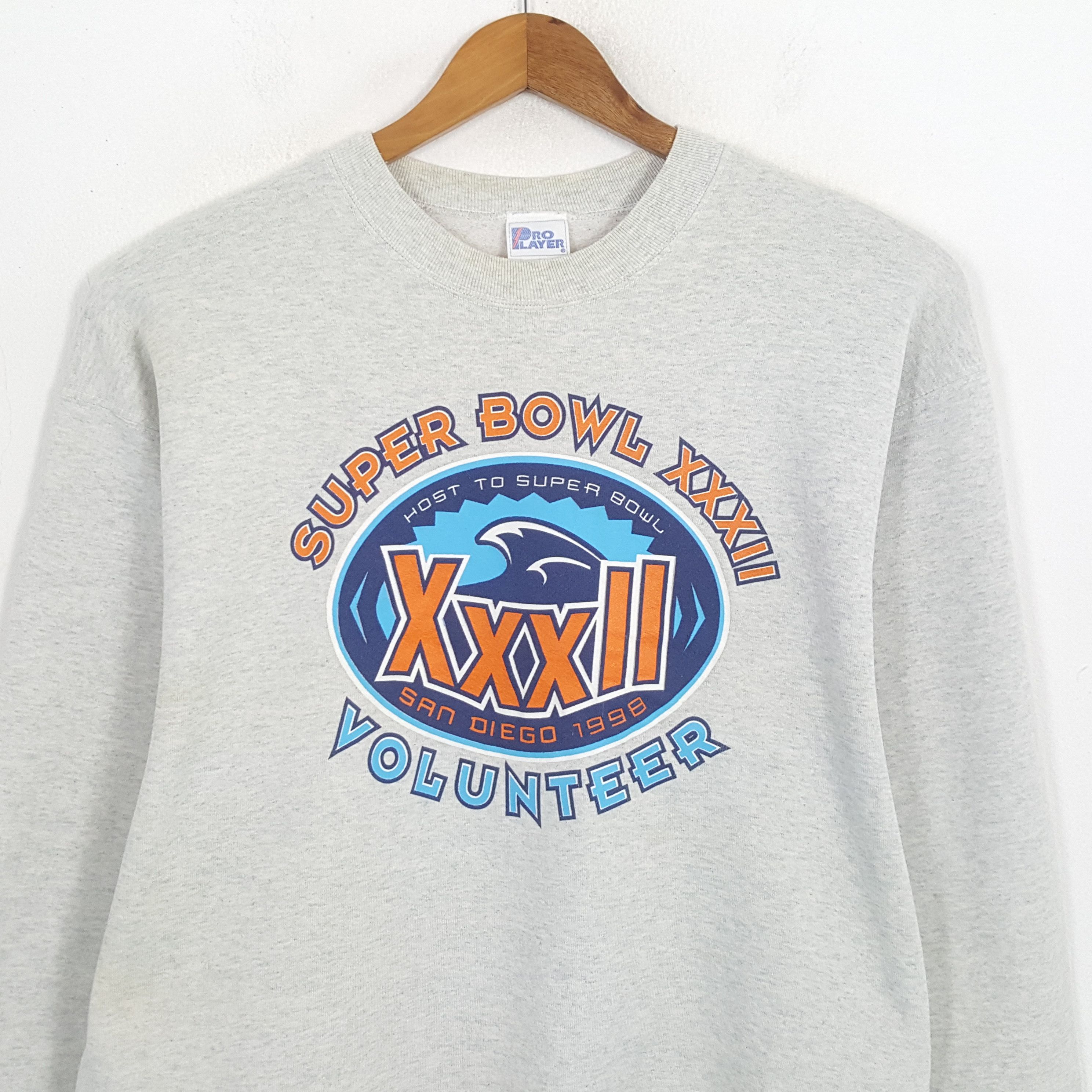 Alice San Diego × Pro Player × Vintage Vintage SUPER BOWL SAN DIEGO 1998 Promotion Sweatshirts Size US XL / EU 56 / 4 - 2 Thumbnail