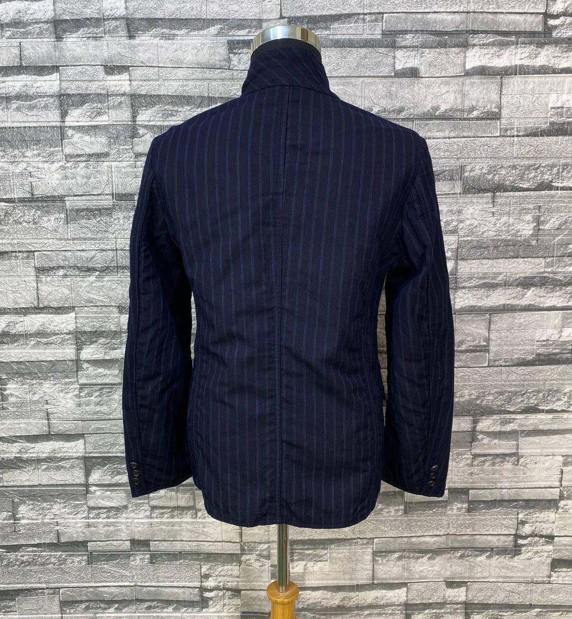 Comme des Garcons AD2007 COMME DES GARCON PINSTRIPED CHORE JACKET Size US S / EU 44-46 / 1 - 5 Thumbnail
