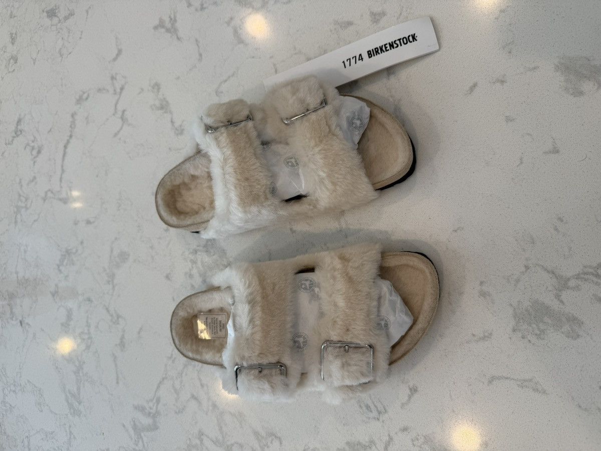 Birkenstock Birkenstock 1774 Arizona Shearling Sandals Size US 8 / IT 38 - 1 Thumbnail