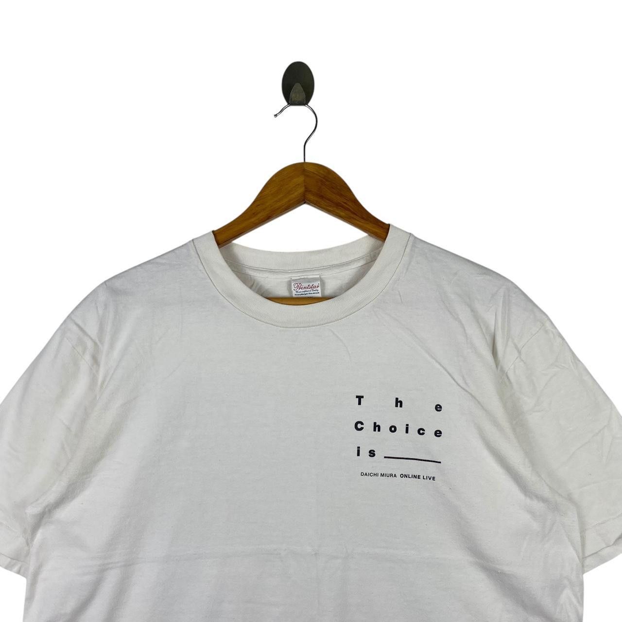 Band Tees DAICHI MIURA DAICHISHIKI The Choice Is Tour Tee Shirt Size US M / EU 48-50 / 2 - 2 Thumbnail
