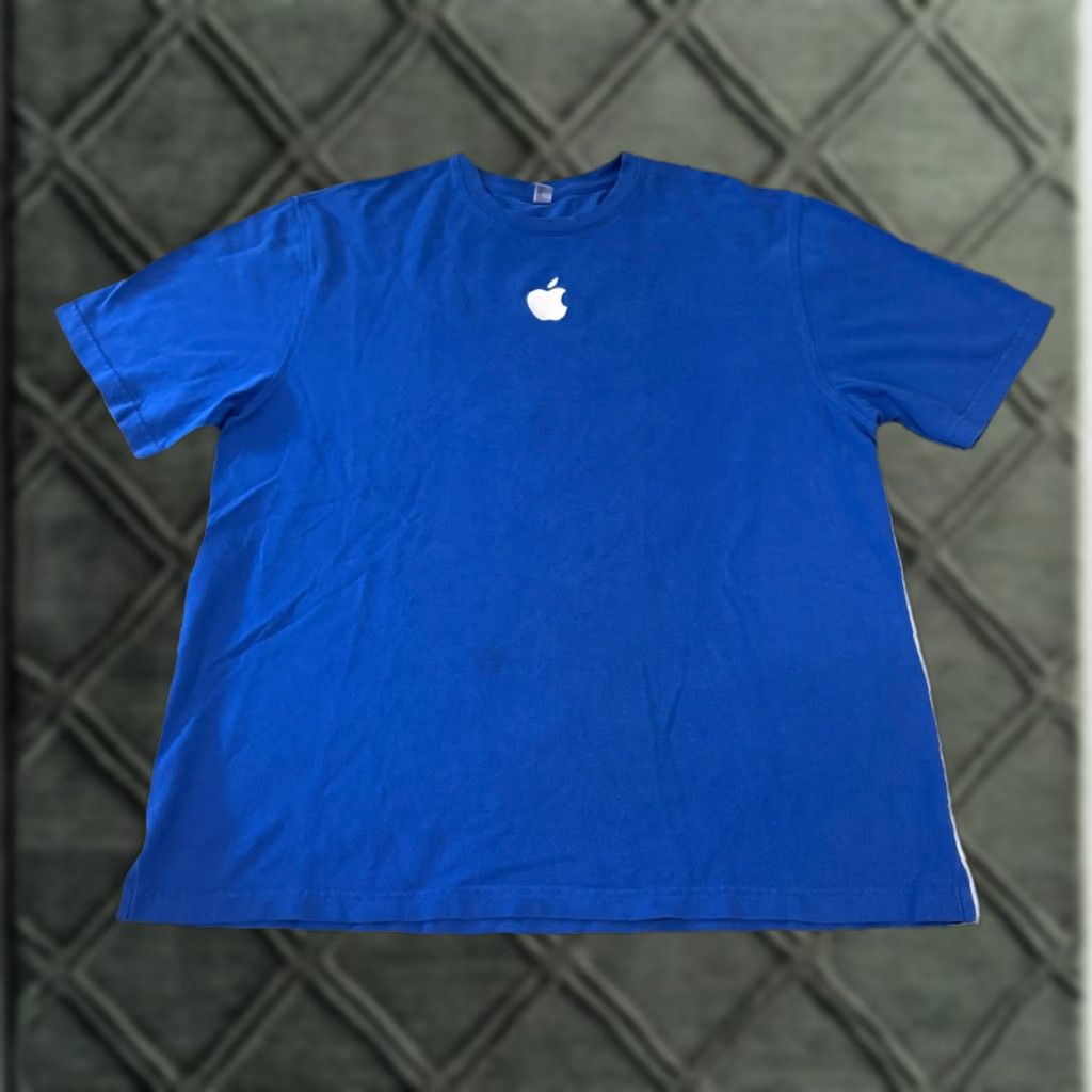 Logo 7 VINTAGE Apple Store Employee Blue Embroidered Center Logo T-Shirt 2XL Mens Regular Size US XXL / EU 58 / 5 - 1 Thumbnail