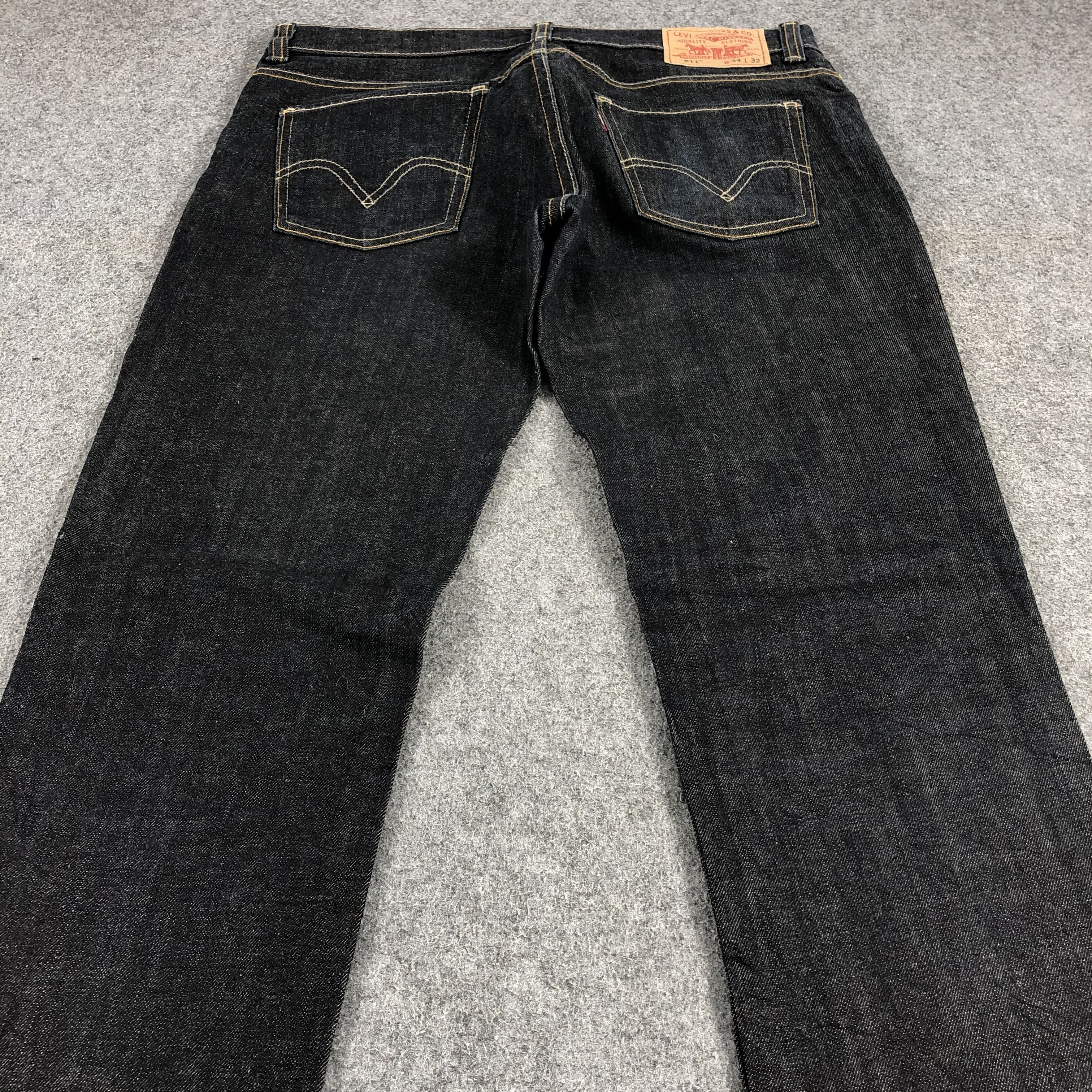 Levi's × Vintage Vintage Levis 511 Slim Jeans-JM1244 Size US 34 / EU 50 - 4 Thumbnail