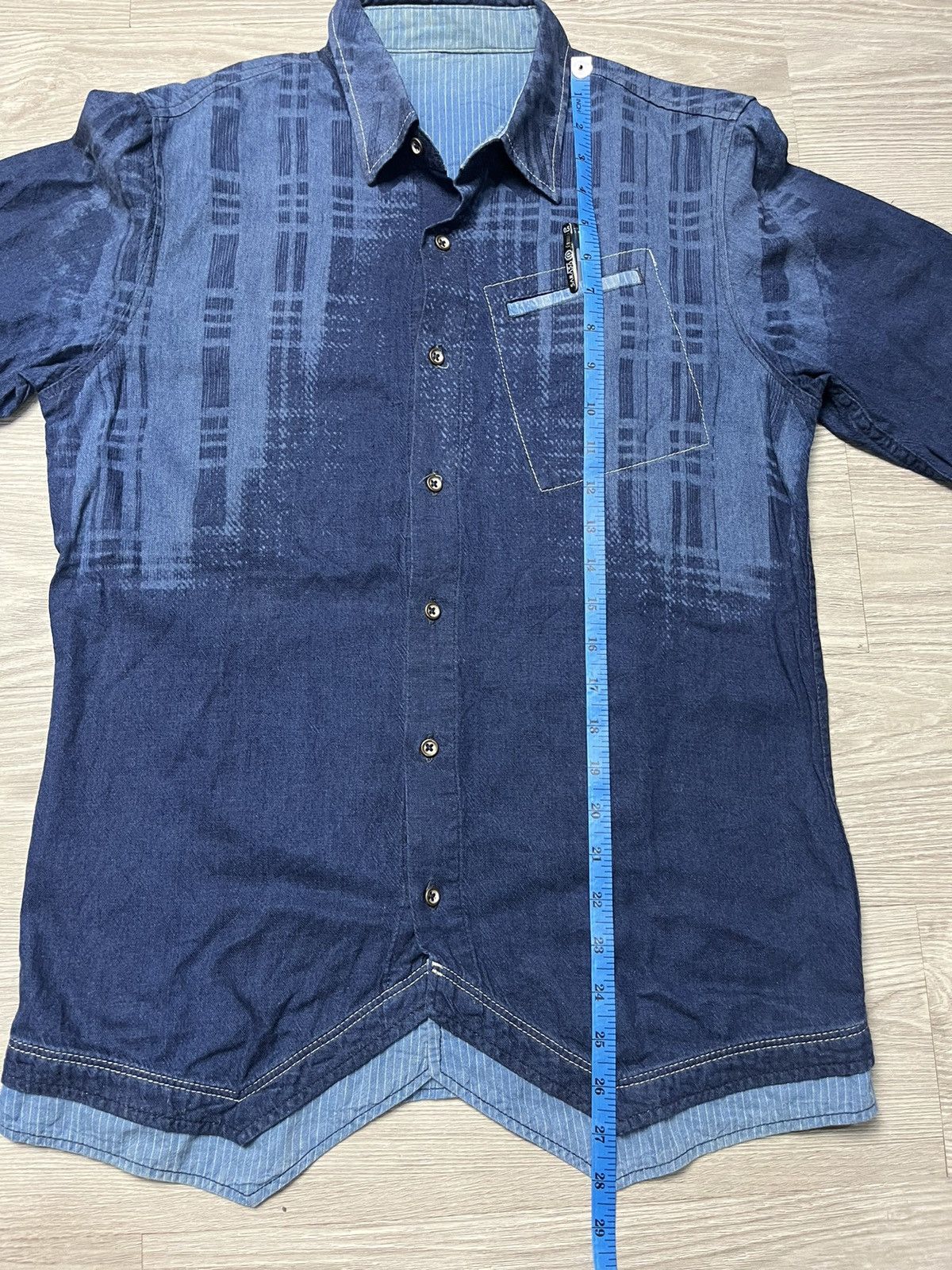 Marithe + Francois Girbaud MARITHE FRANCOIS GIRBAUD Denim Shirt Button up longsleeve Size US M / EU 48-50 / 2 - 11 Thumbnail