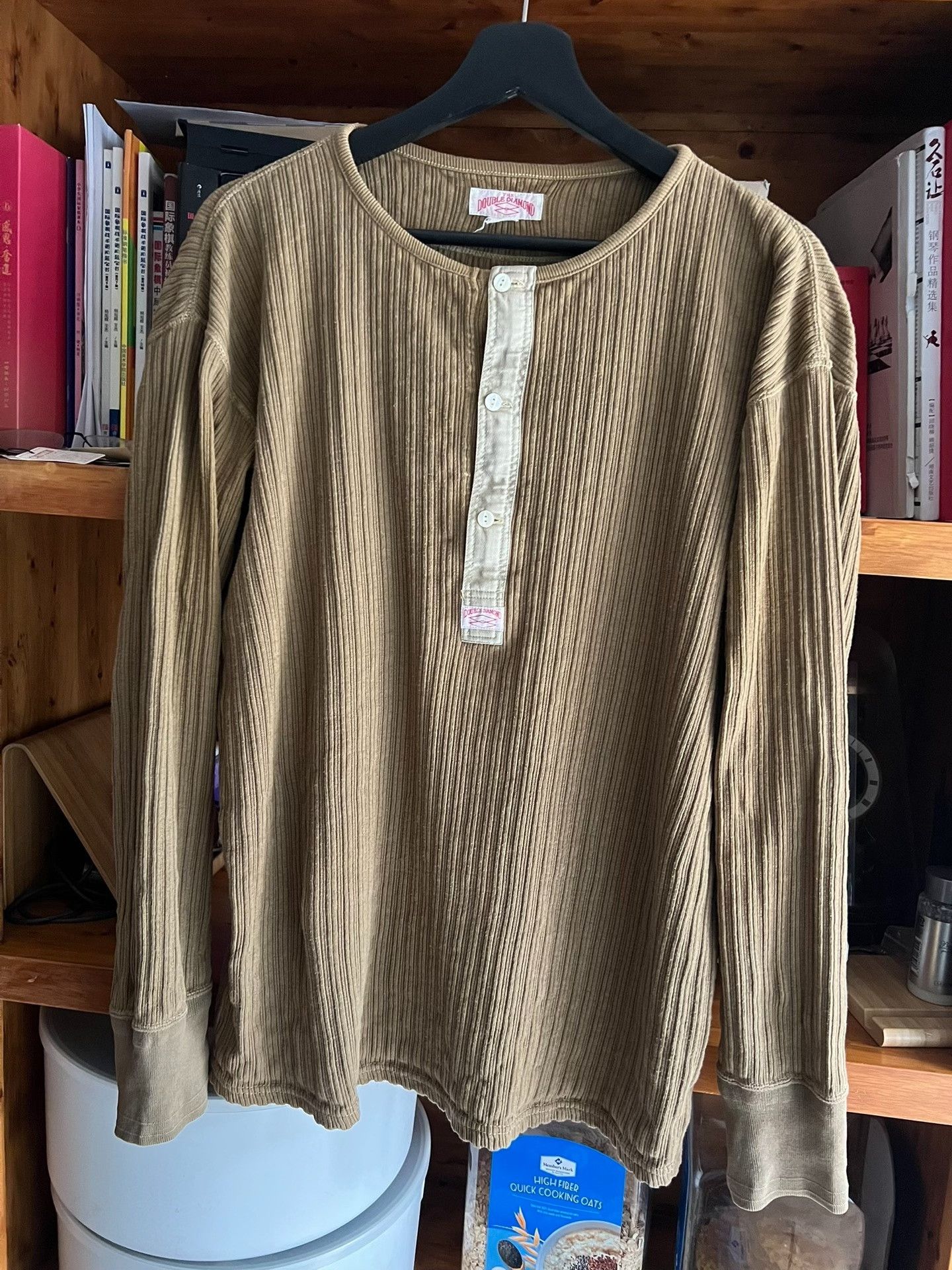 The Real McCoy's The Real McCoy Vintage Henley Long Sleeve Tee Size US XXS / EU 40 - 3 Thumbnail