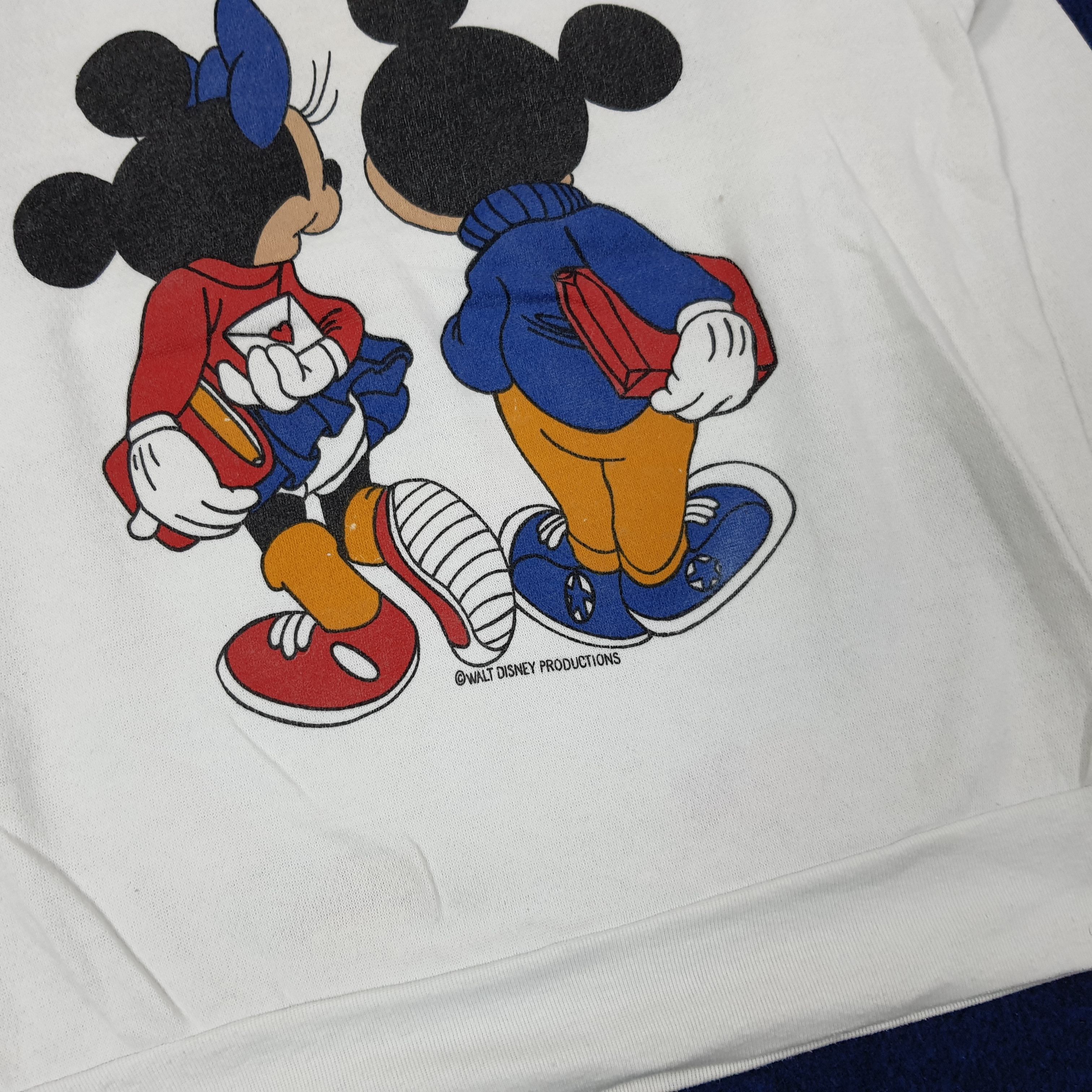 Disney Vintage Disney Mickey Mouse Mirror Print Sweatshirt C243N3 Size US M / EU 48-50 / 2 - 4 Thumbnail