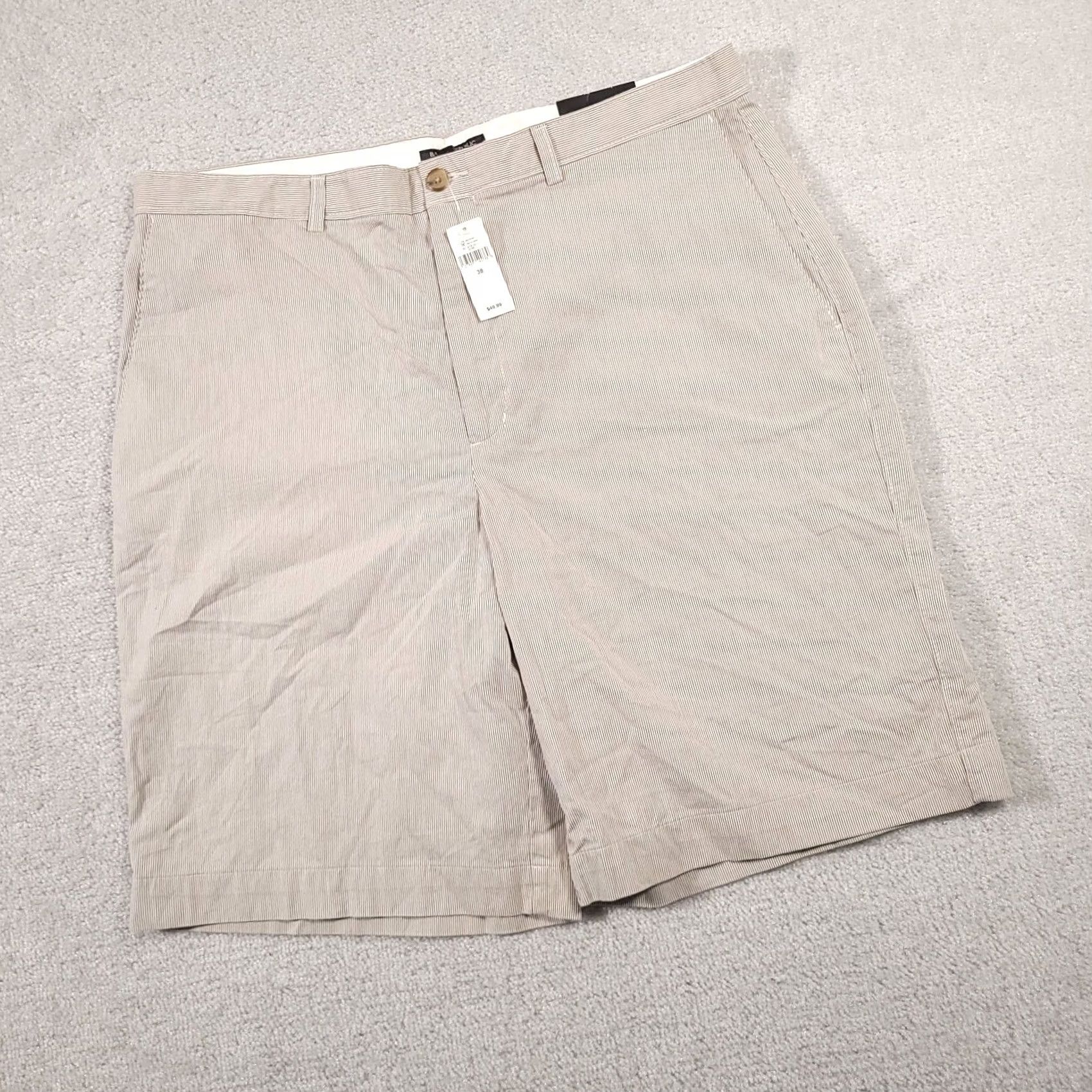 Banana Republic Banana Republic Chino Shorts Mens 38 Casual Flat Front Striped Size US 38 / EU 54 - 2 Thumbnail