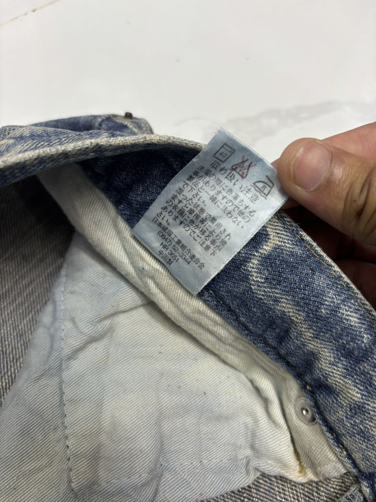 Hysteric Glamour × Japanese Brand × Vintage VINTAGE FLARED JEANS DISTRESS RIPPED JEANS Size US 32 / EU 48 - 12 Thumbnail