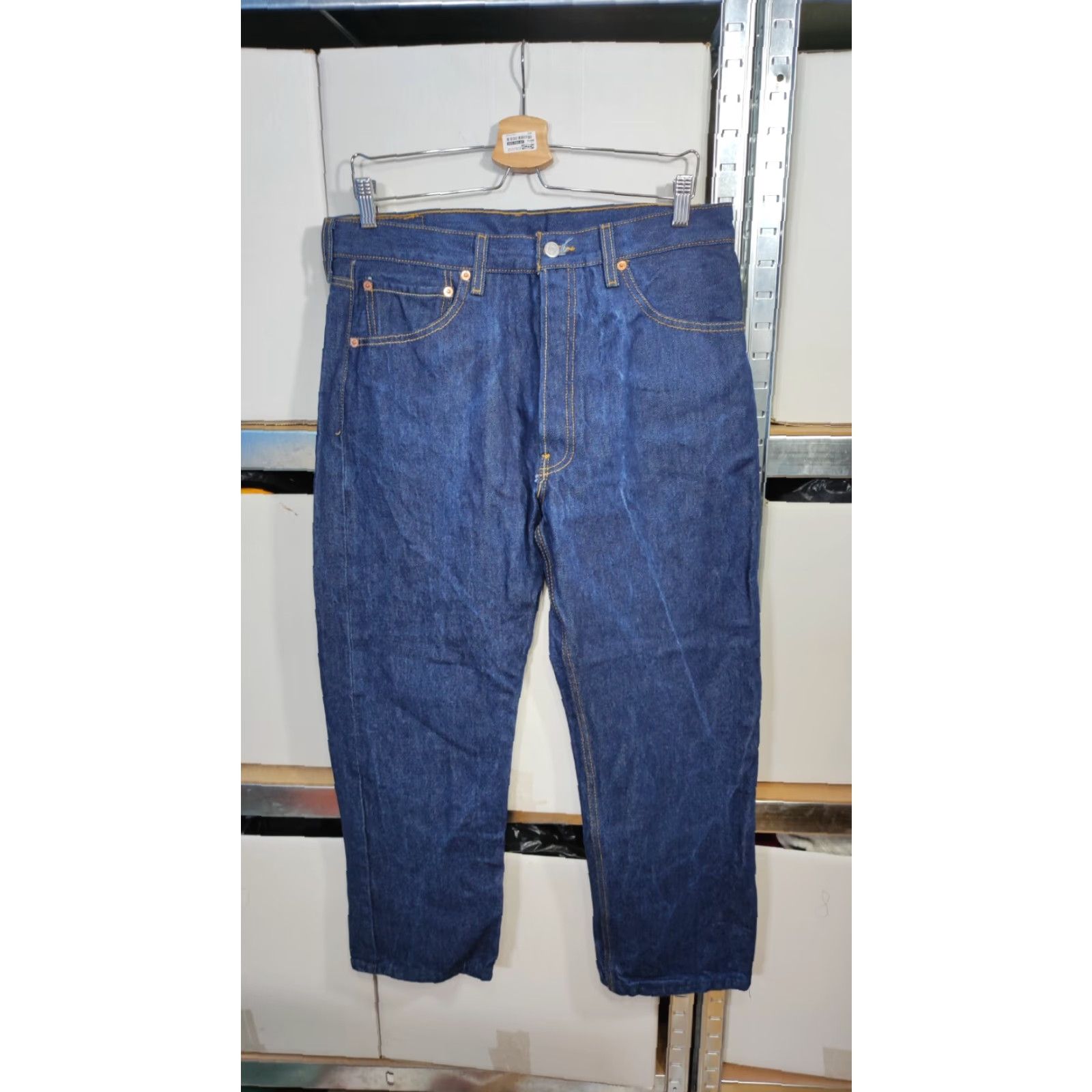 Levi's Levi's 501xx Vintage Jeans Denim Blue 7/8 W34 L27.5 Button Fly High Rise Mens Regular Size 34 Jeans Size US 34 / EU 50 - 2 Thumbnail
