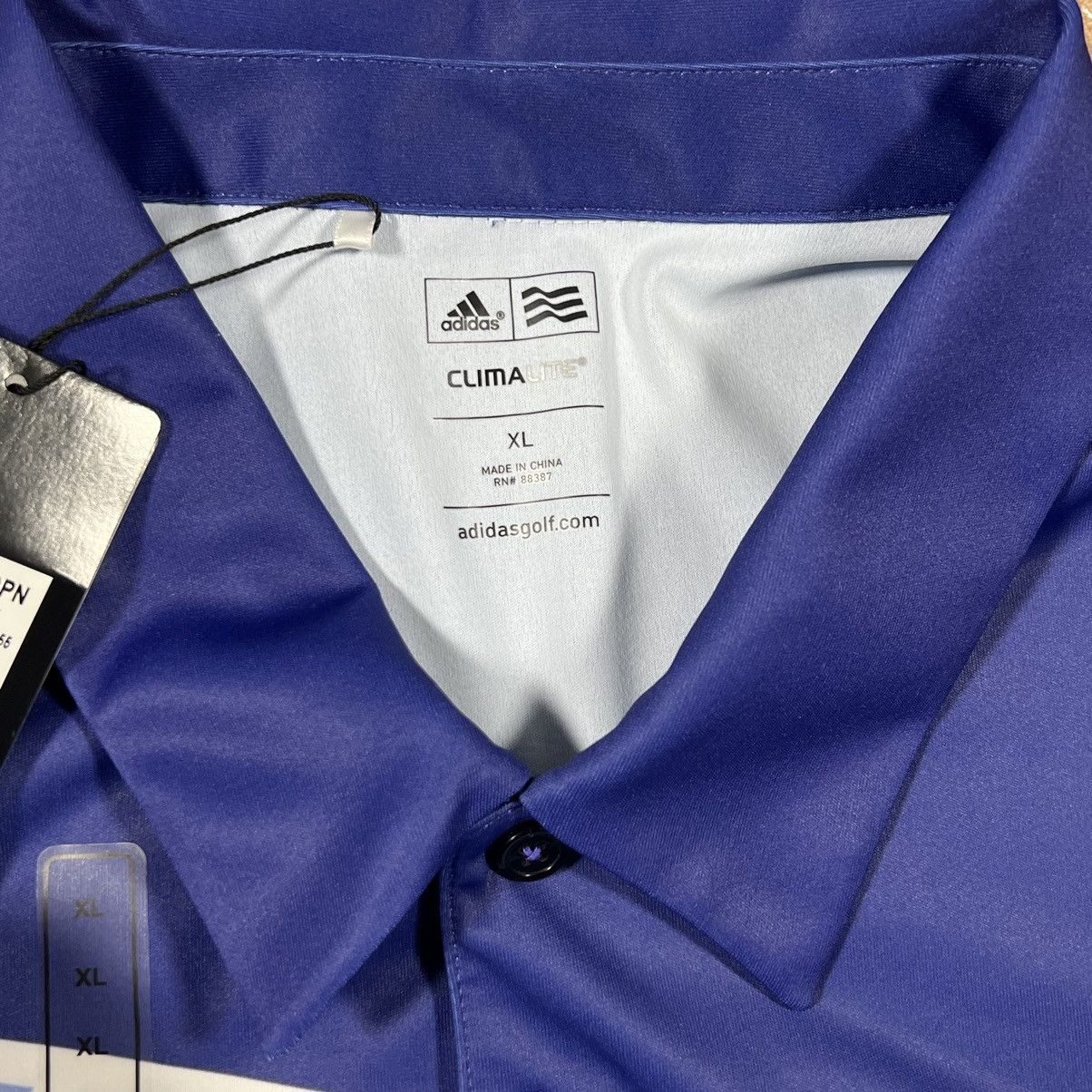 Adidas × The Masters Adidas Climalite Short Sleeve Polo Golf Shirt - Purple Size US XL / EU 56 / 4 - 5 Thumbnail
