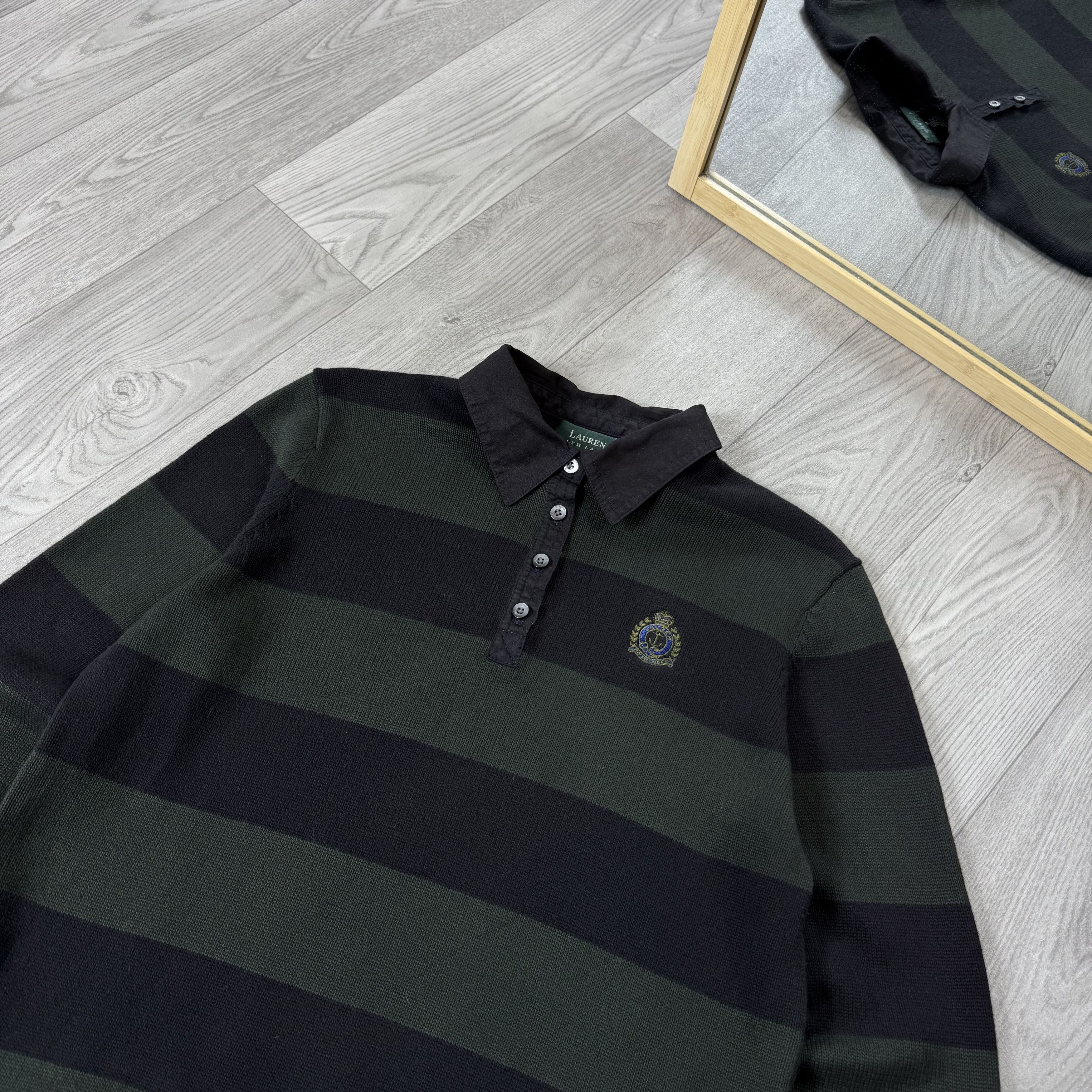 Polo Ralph Lauren Vintage Polo Ralph Lauren LAUREN 90s Striped Women's Sweater Size M / US 6-8 / IT 42-44 - 5 Thumbnail