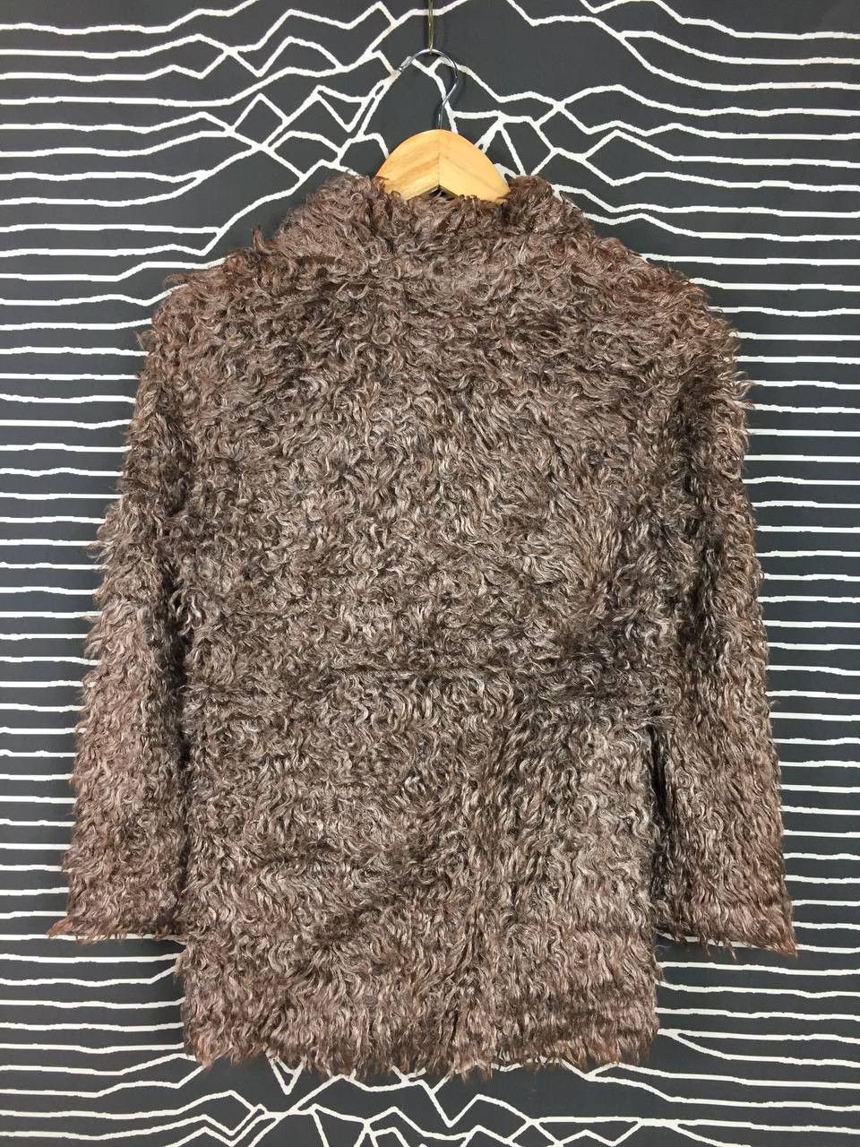 Hiroko Koshino Homme Hiroko Koshino HK Faux Fur Cardigan Jacket Size XS / US 0-2 / IT 36-38 - 7 Thumbnail