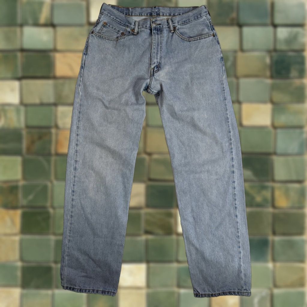 Levi's VINTAGE Levi's 550 Jeans Relaxed Straight Fit Cotton Light Wash 34x34 Men Jeans M1J Retro Cowboy Rockabilly Theme Size US 34 / EU 50 - 1 Thumbnail