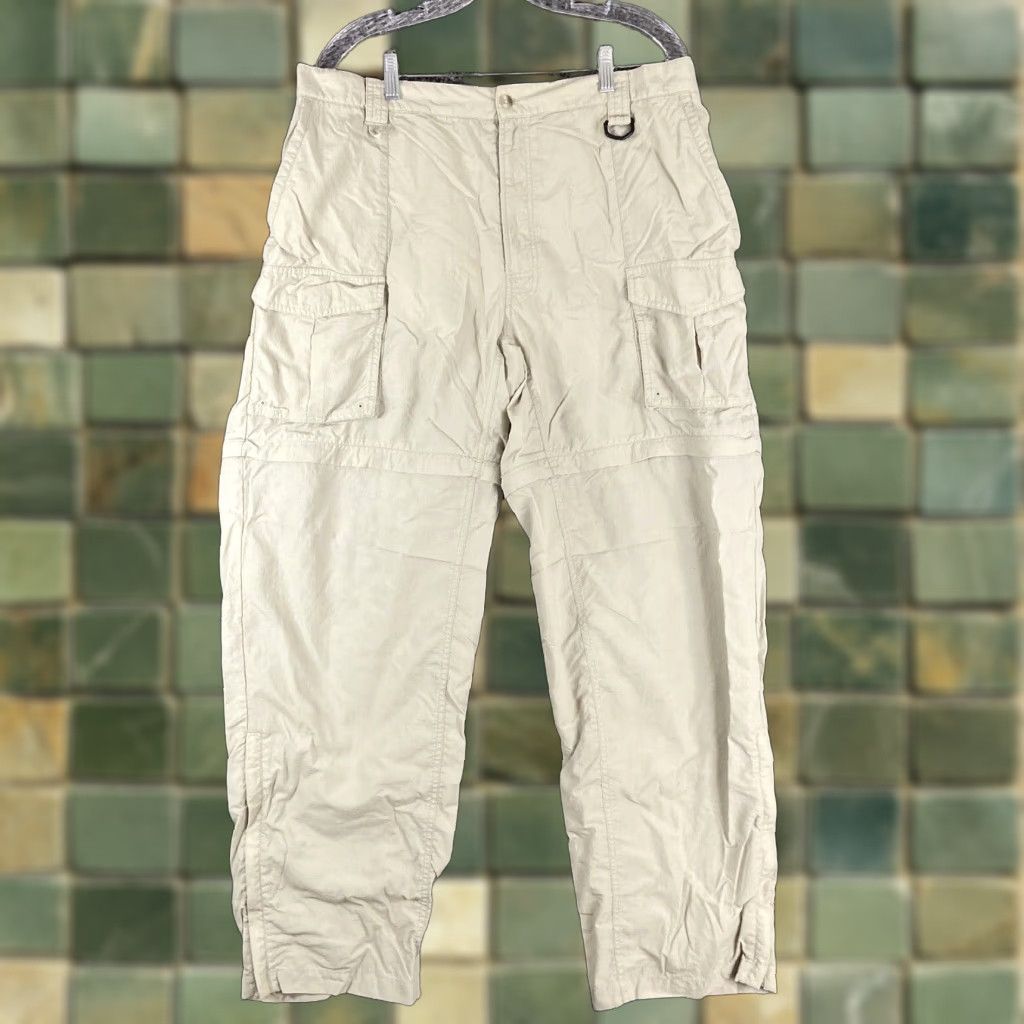 Vintage Columbia Cargo Pants Beige XL Men 31in Inseam Regular Mens Size US 36 / EU 52 - 1 Thumbnail