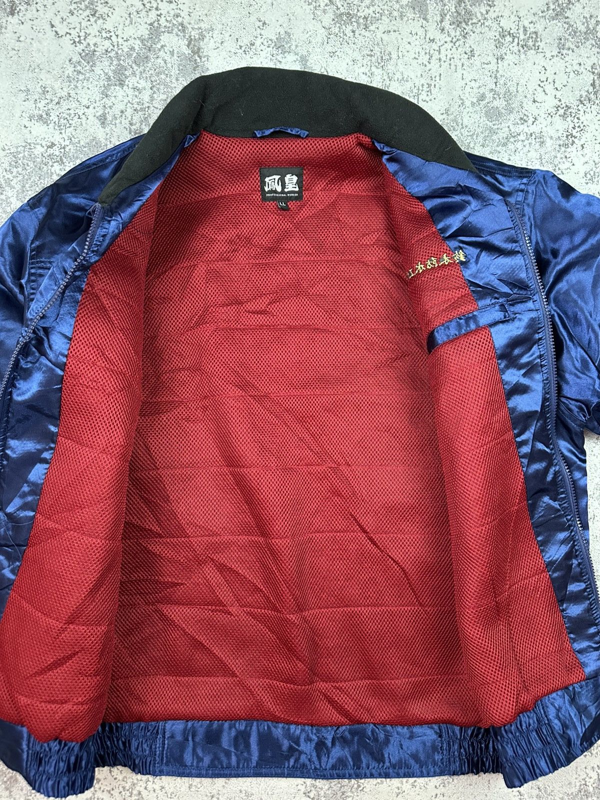 Japanese Brand Bomber Jacket Japanese Professional Worker Vintage Y2K Size US L / EU 52-54 / 3 - 12 Thumbnail